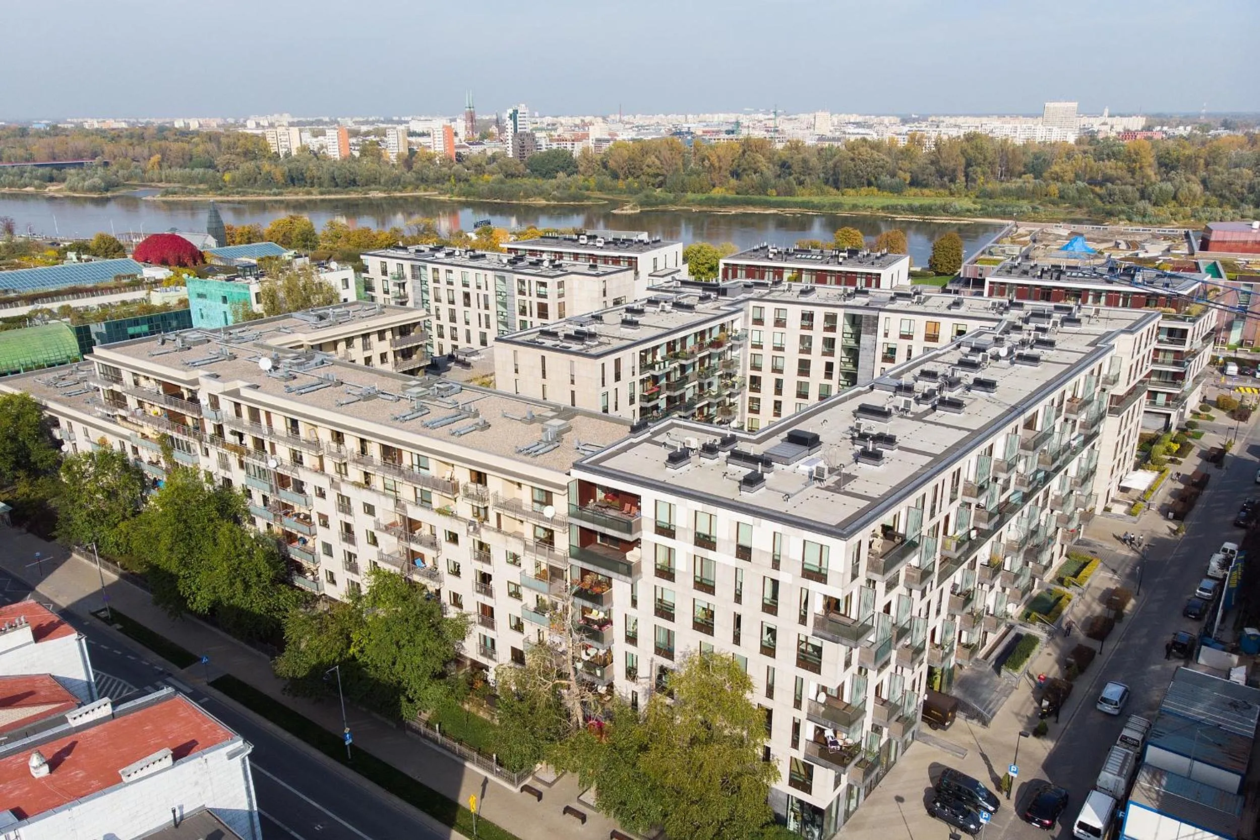 Bird's eye view in ShortStayPoland Leszczyńska (B14)