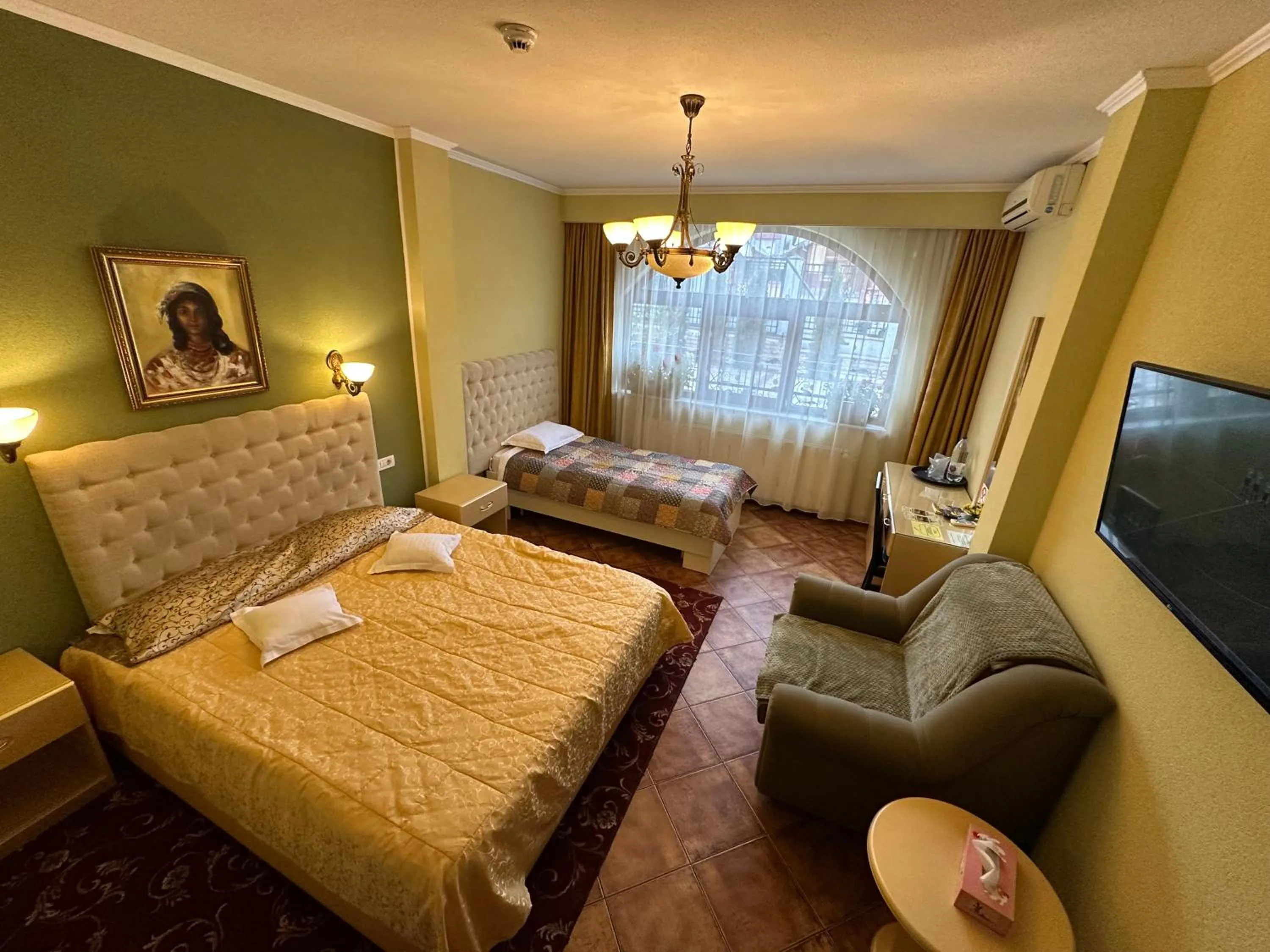 Bed in Casa Maria Arges