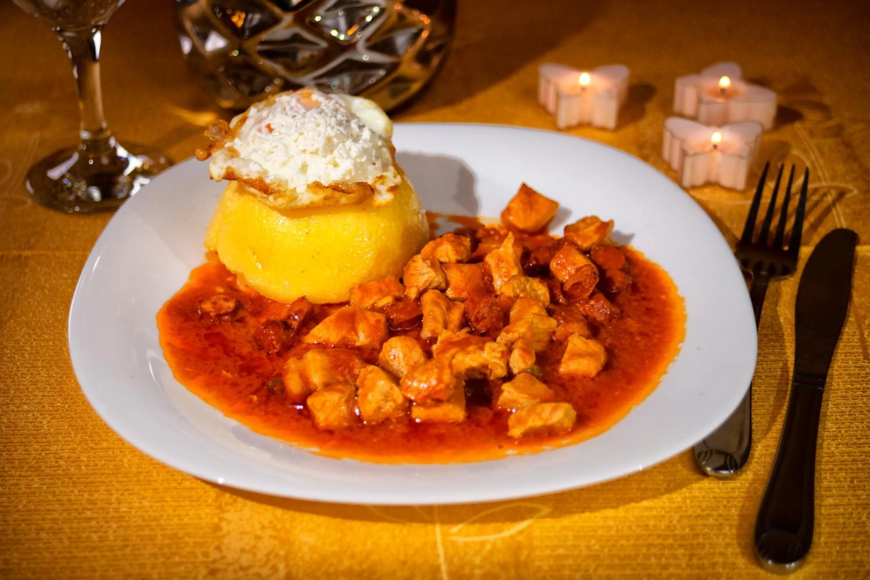 Food close-up in Casa Maria Arges