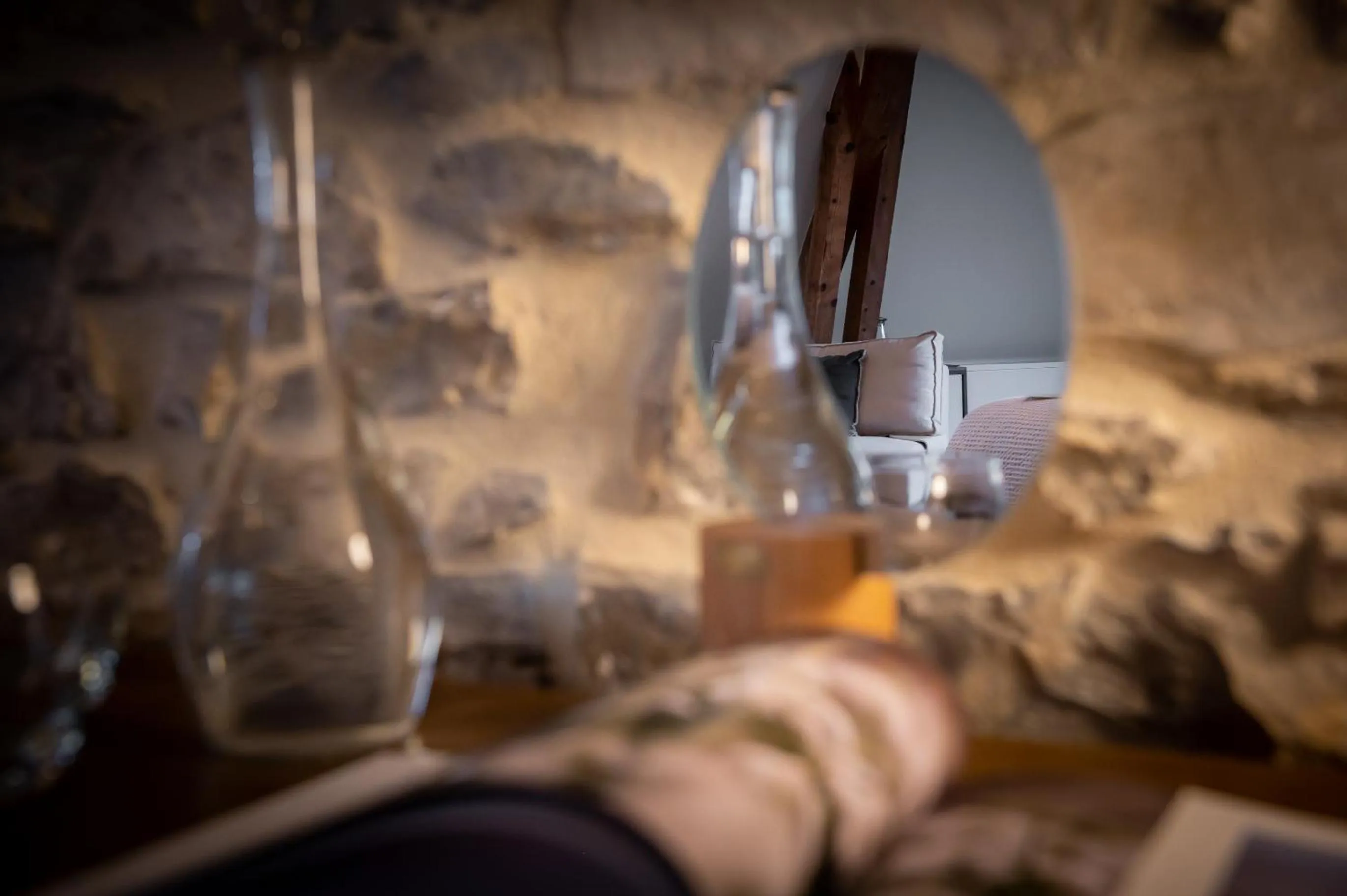 Decorative detail in Couvent de la Salette & Spa