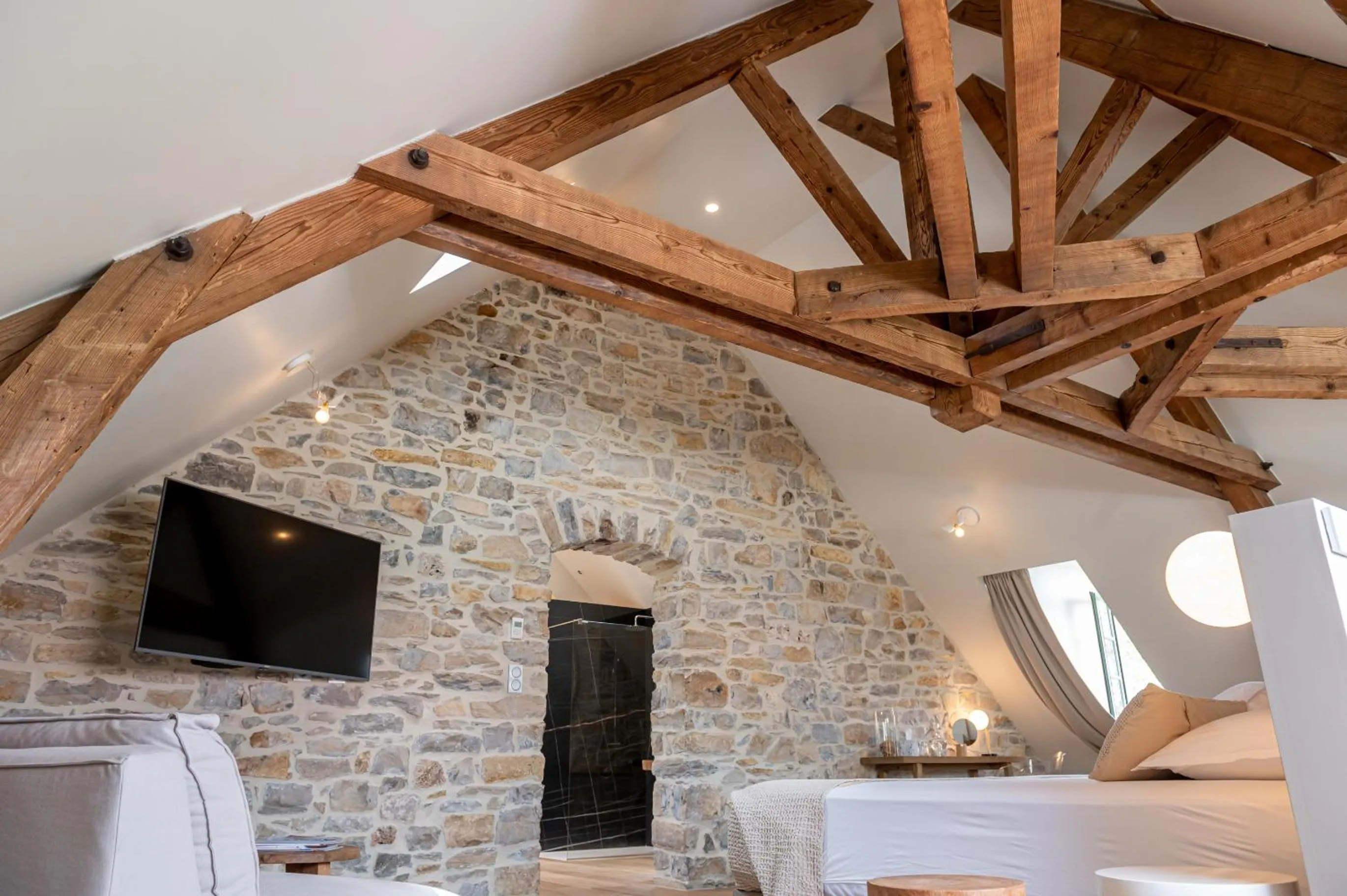 Bedroom in Couvent de la Salette & Spa