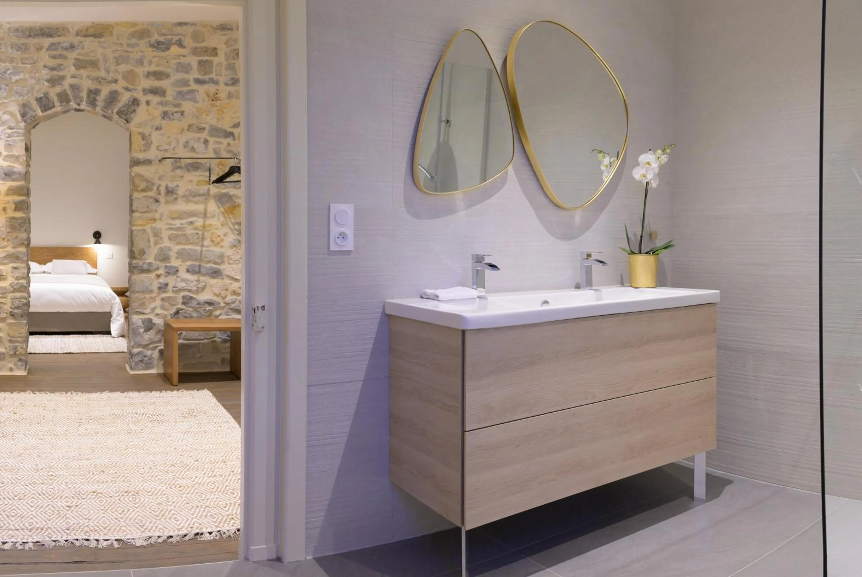 Bed in Couvent de la Salette & Spa