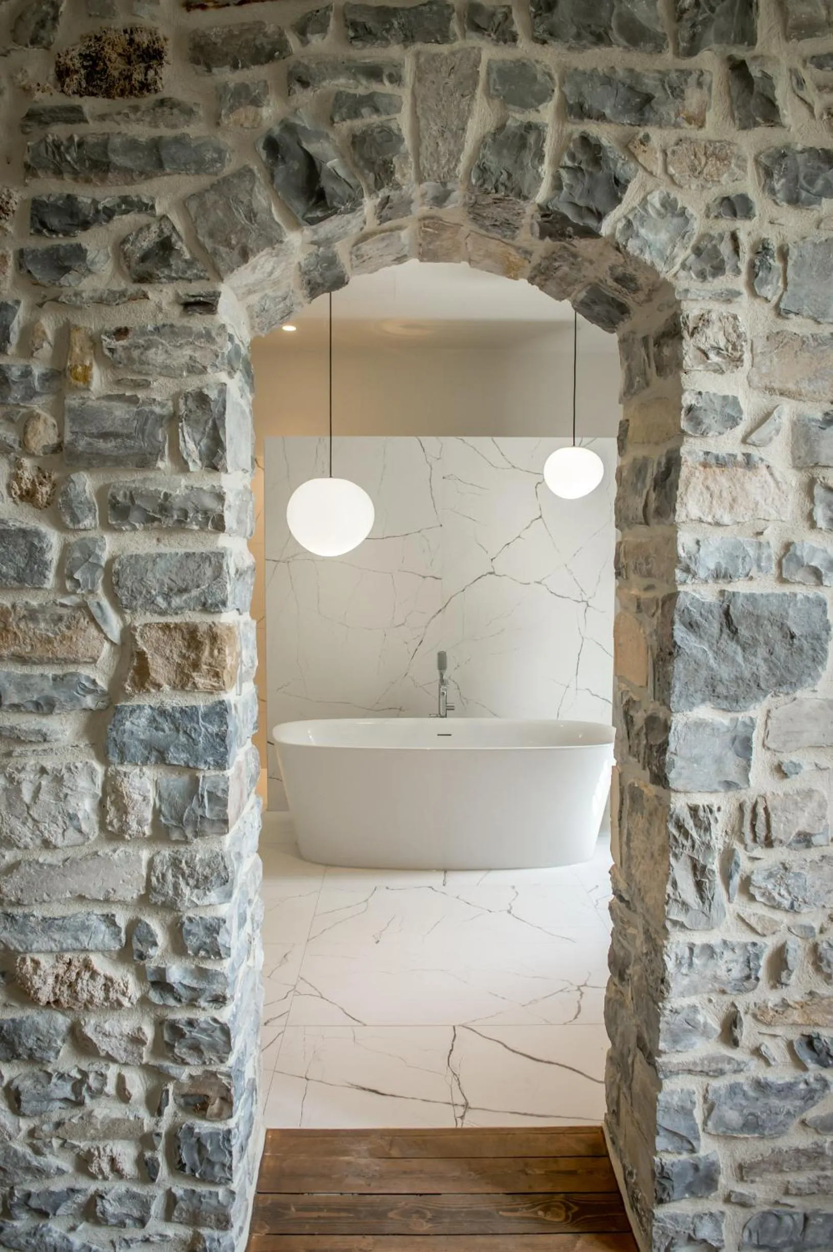 Bathroom in Couvent de la Salette & Spa