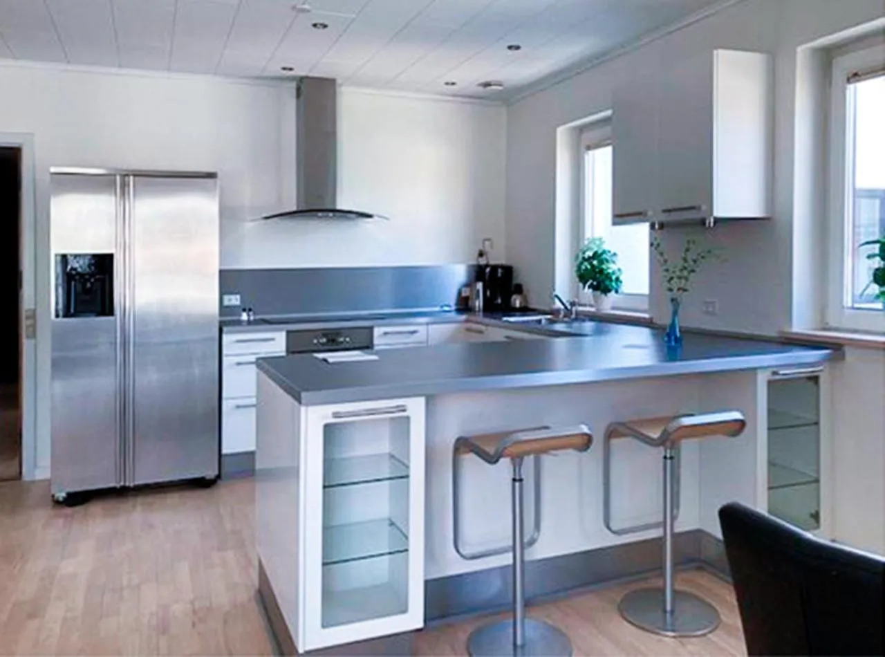 Kitchen or kitchenette in Hotel Frederikshavn