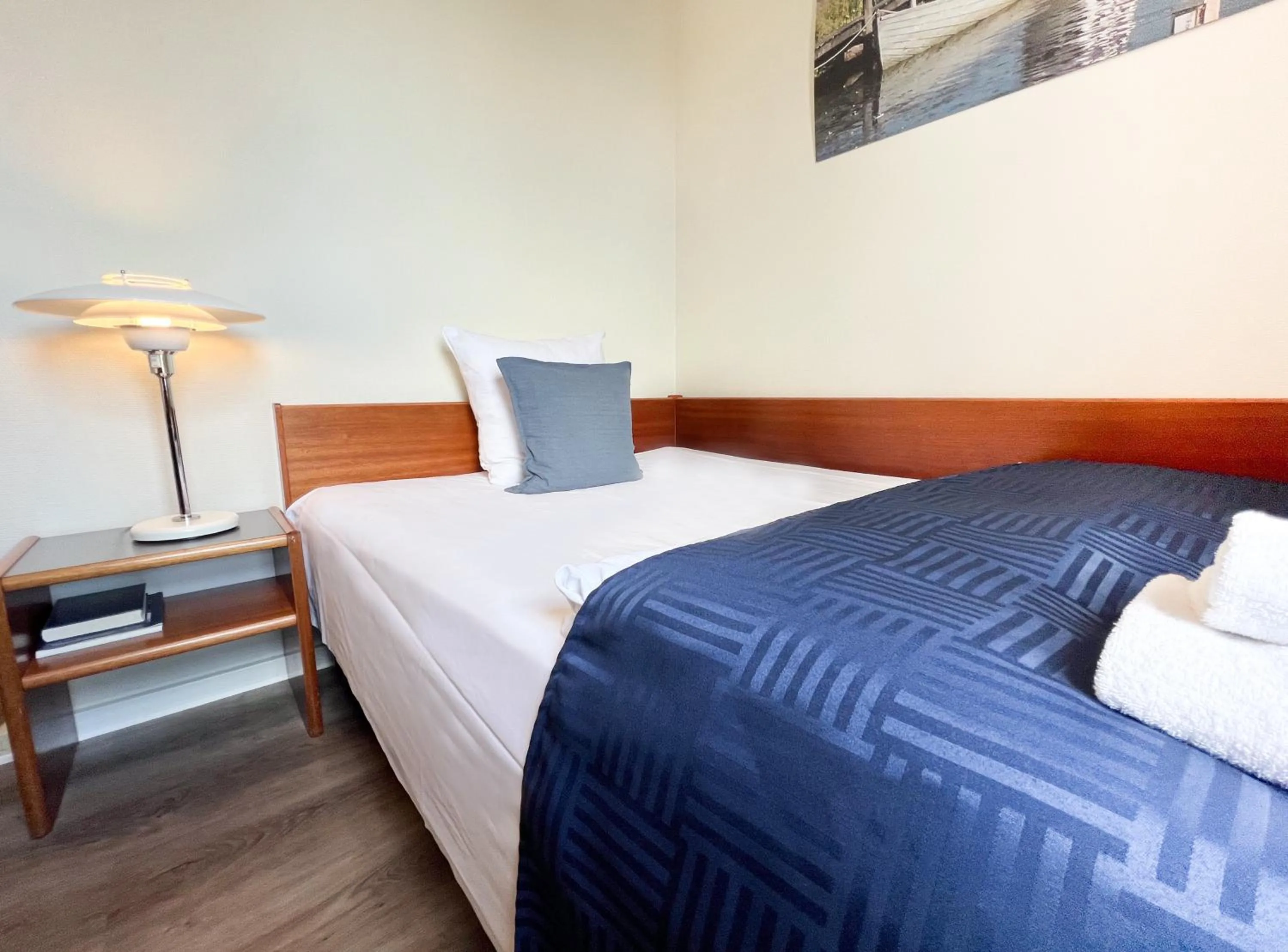 Bed in Hotel Frederikshavn