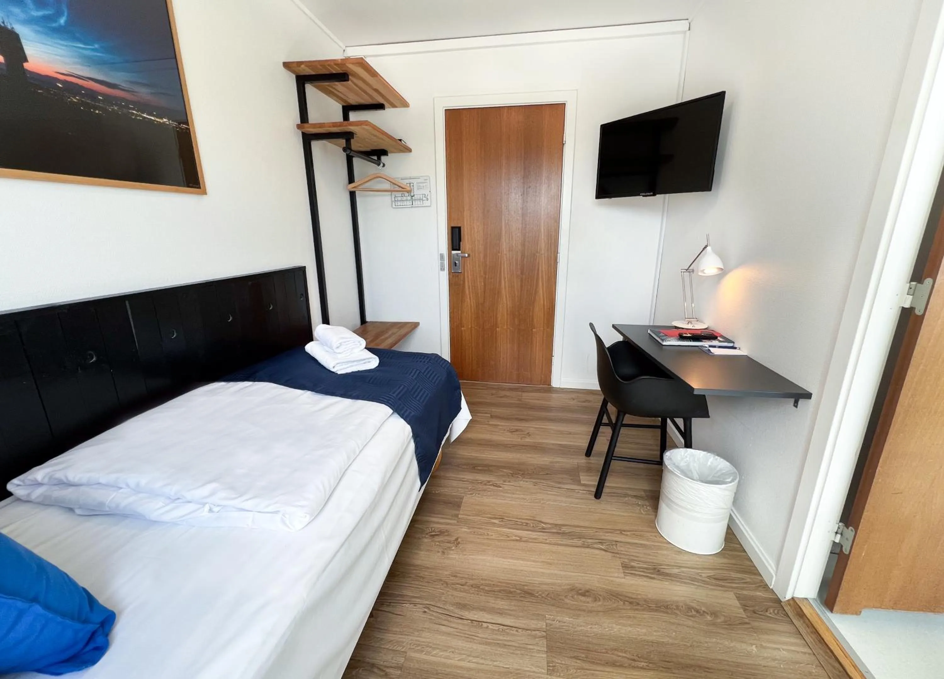 Bed in Hotel Frederikshavn