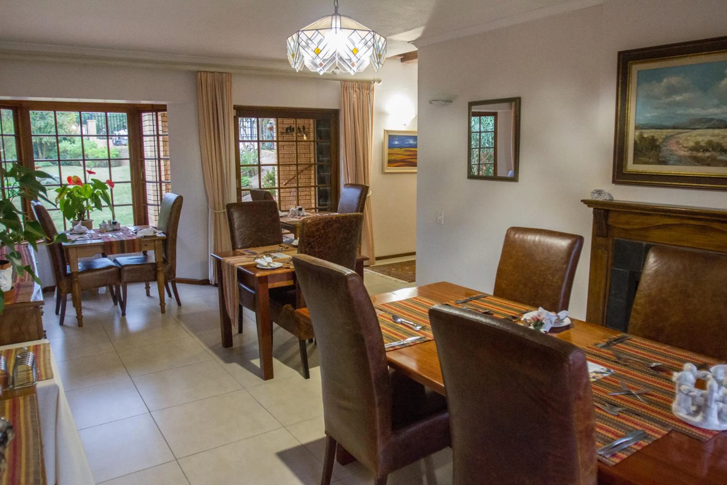 Seating area in Bayside Lodge Garden Route B&B