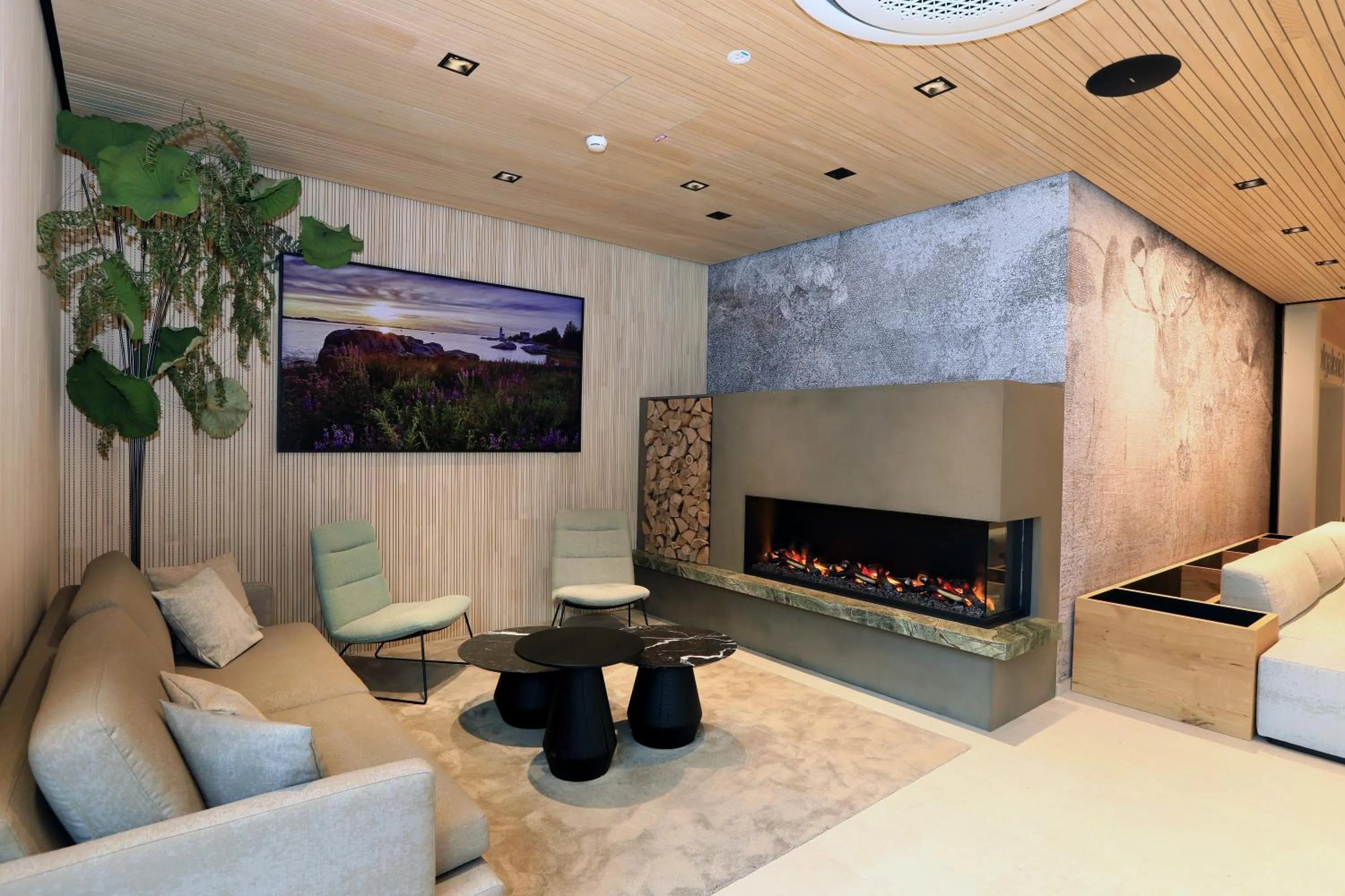 Seating area in Hotel Steiermarkhof Graz - Aus Holz gebaut, von Hügeln geküsst