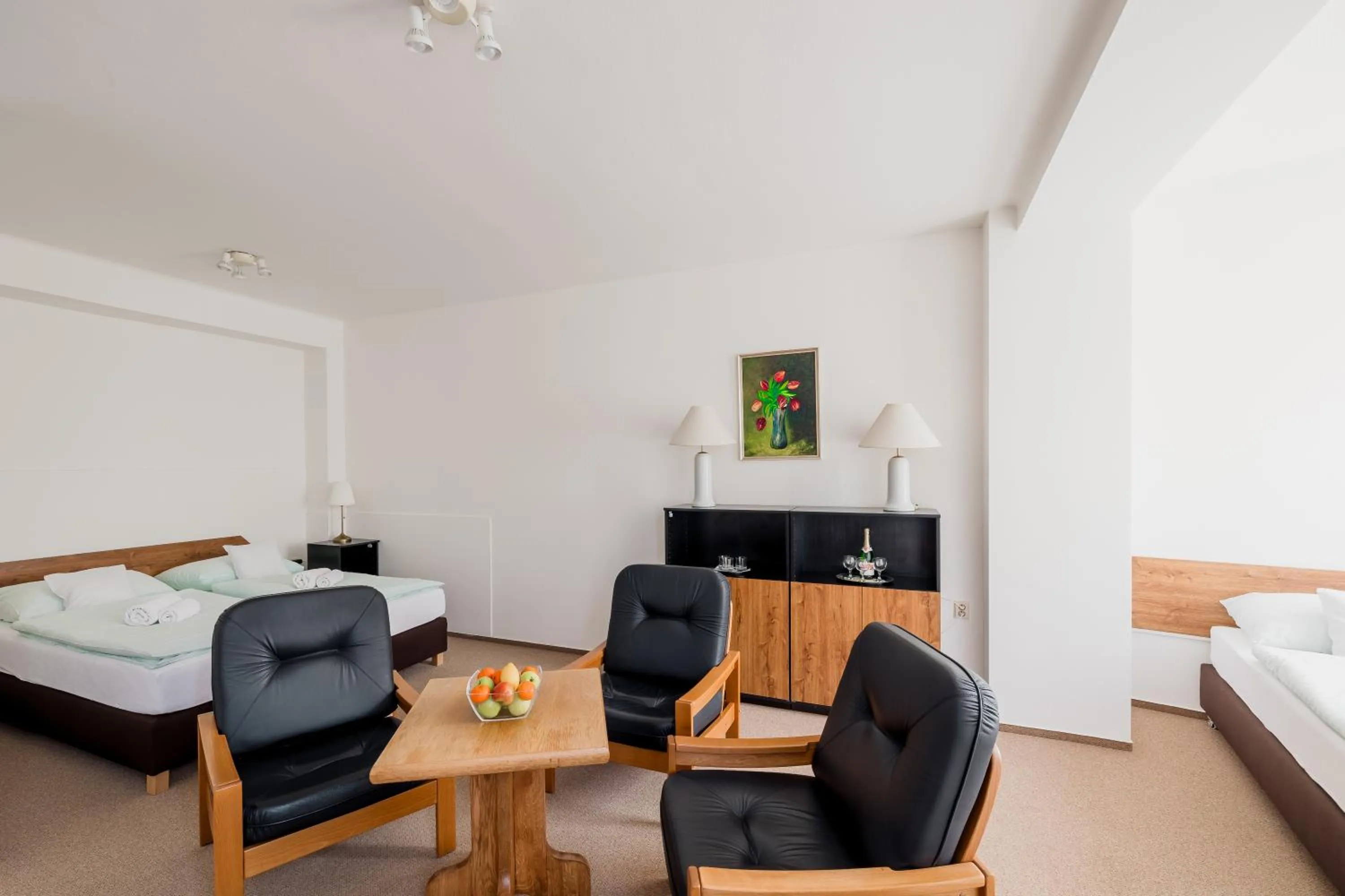 Bed in hotel Dobruška