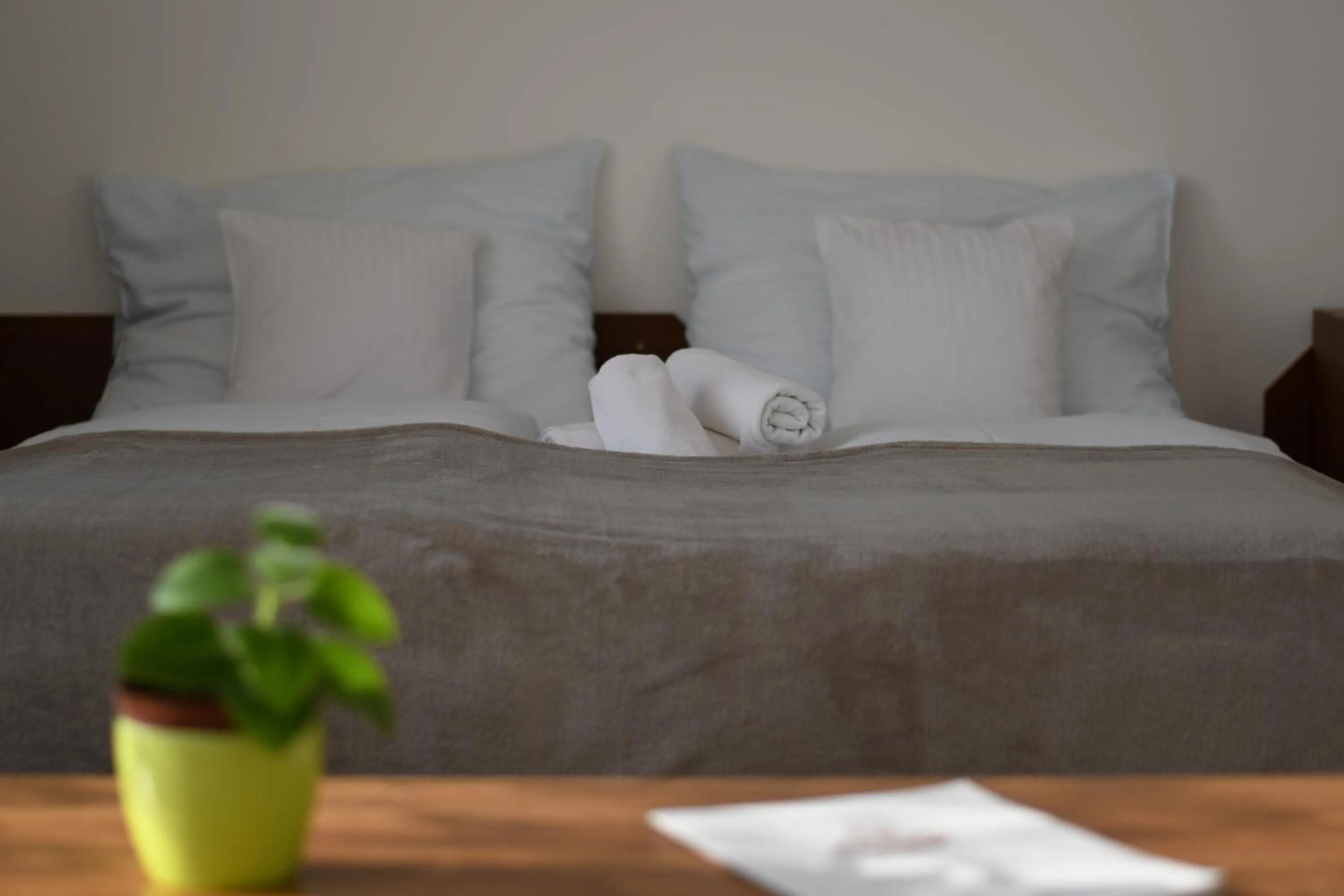 Bed in hotel Dobruška