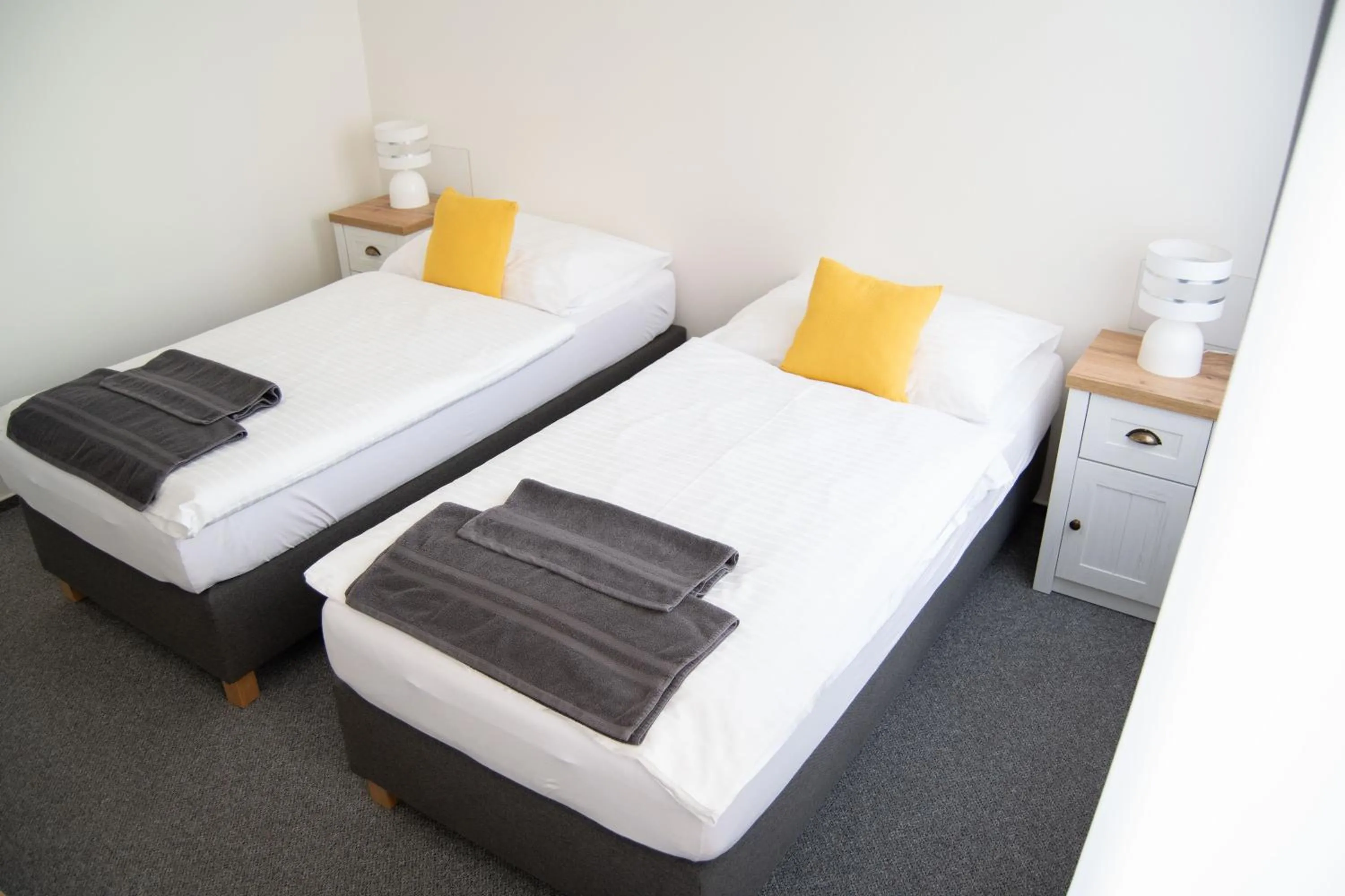 Bed in hotel Dobruška