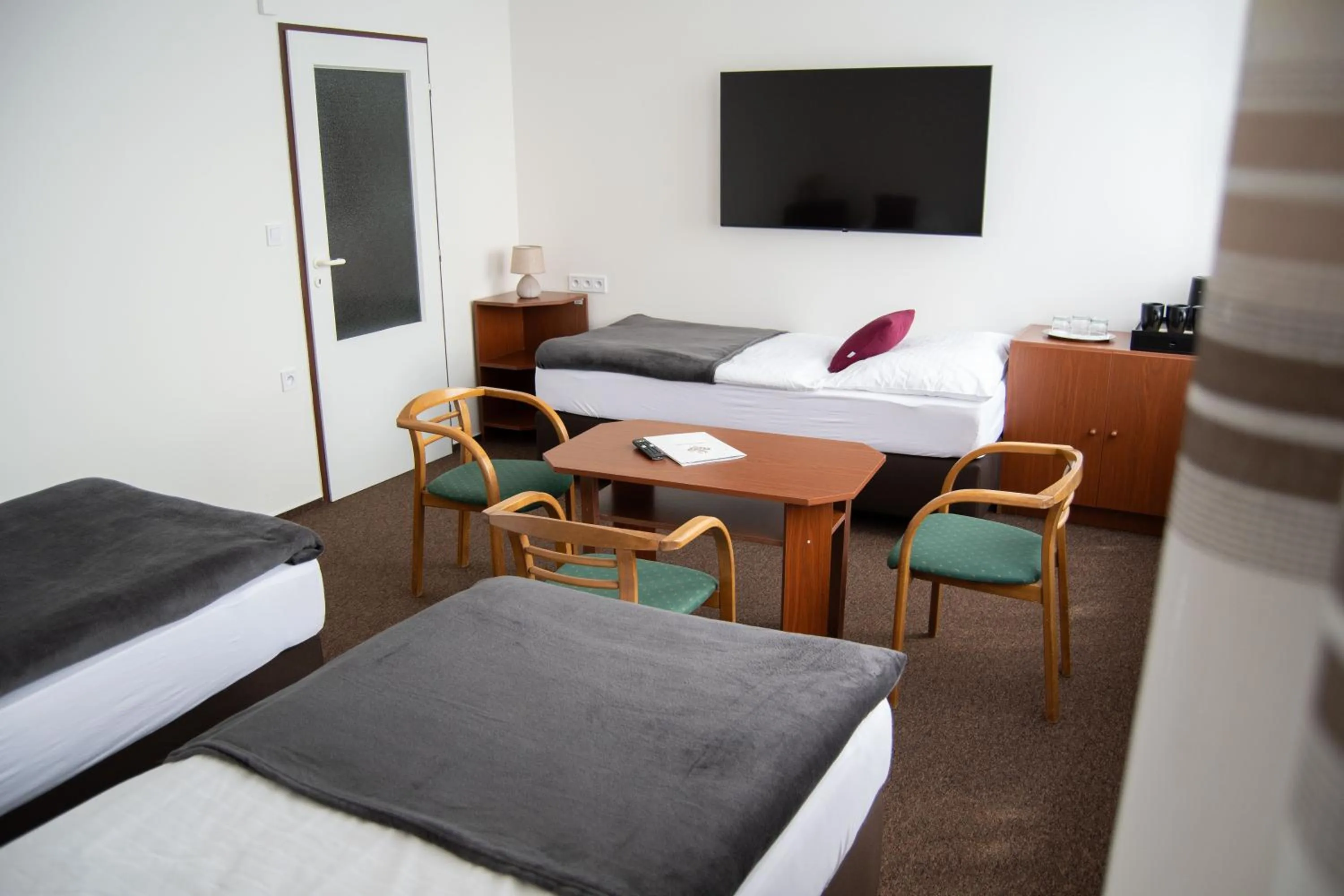 Bed in hotel Dobruška