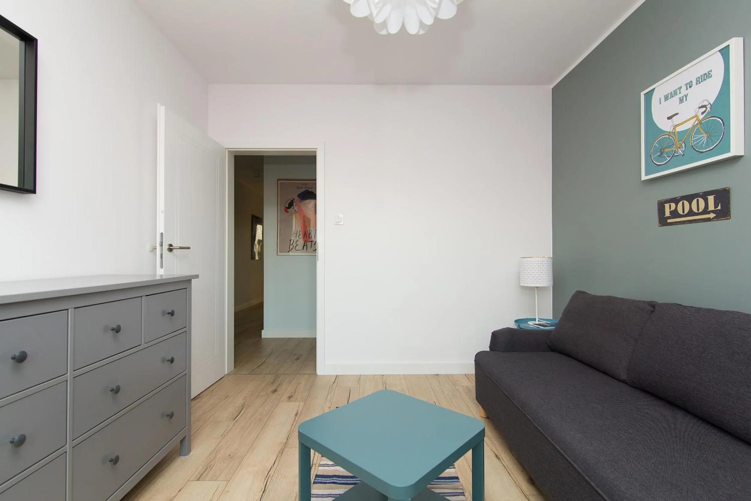 Bed in ShortStayPoland Żupnicza (B32)