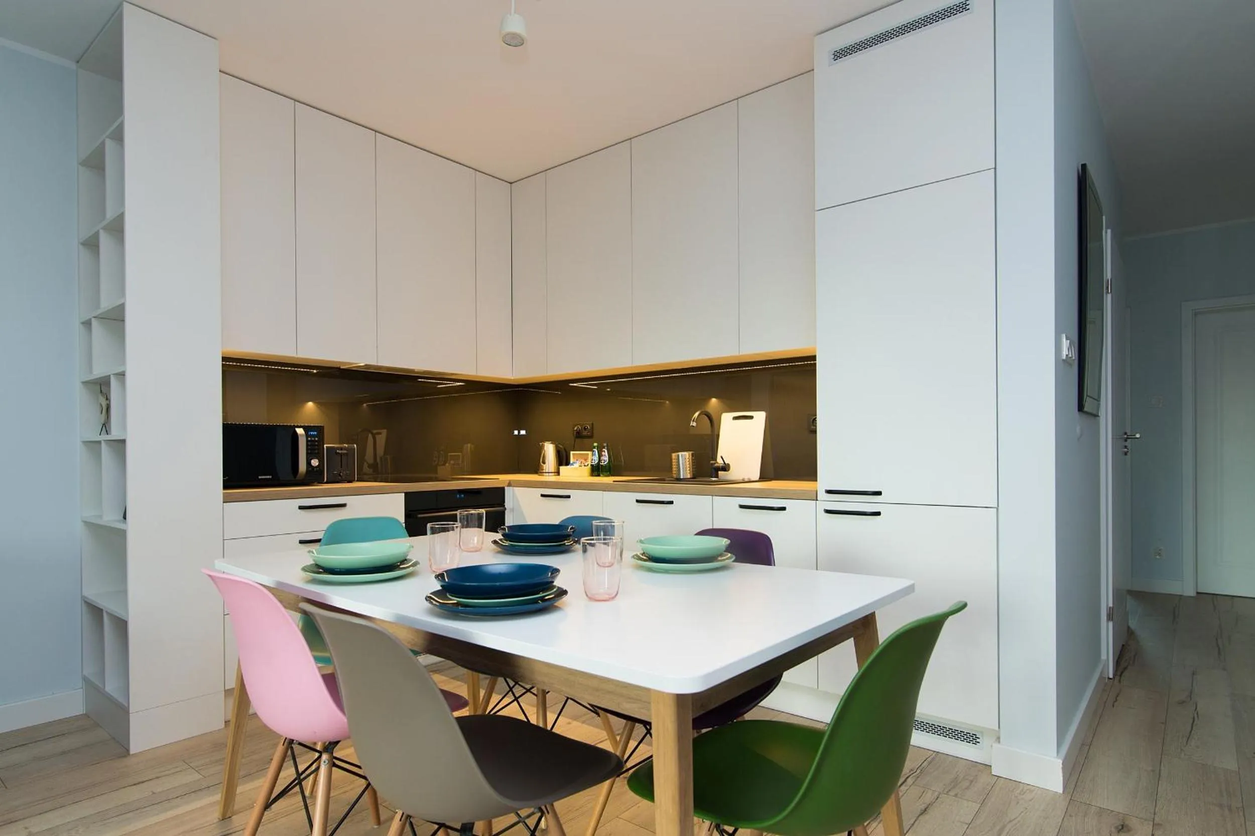 Coffee/tea facilities in ShortStayPoland Żupnicza (B32)