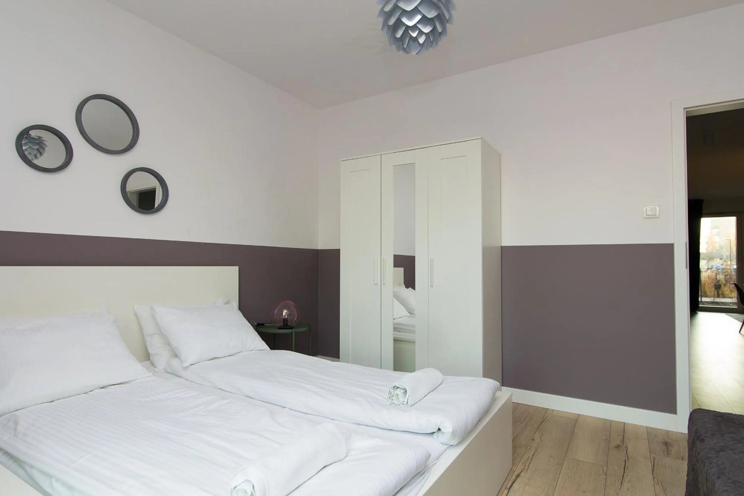 Bed in ShortStayPoland Żupnicza (B32)