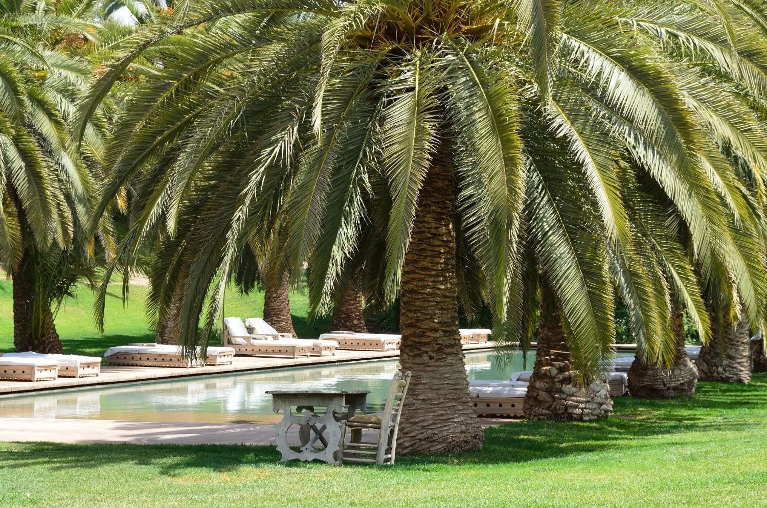 Swimming pool in Ksar Char-Bagh Small Luxury Hotels