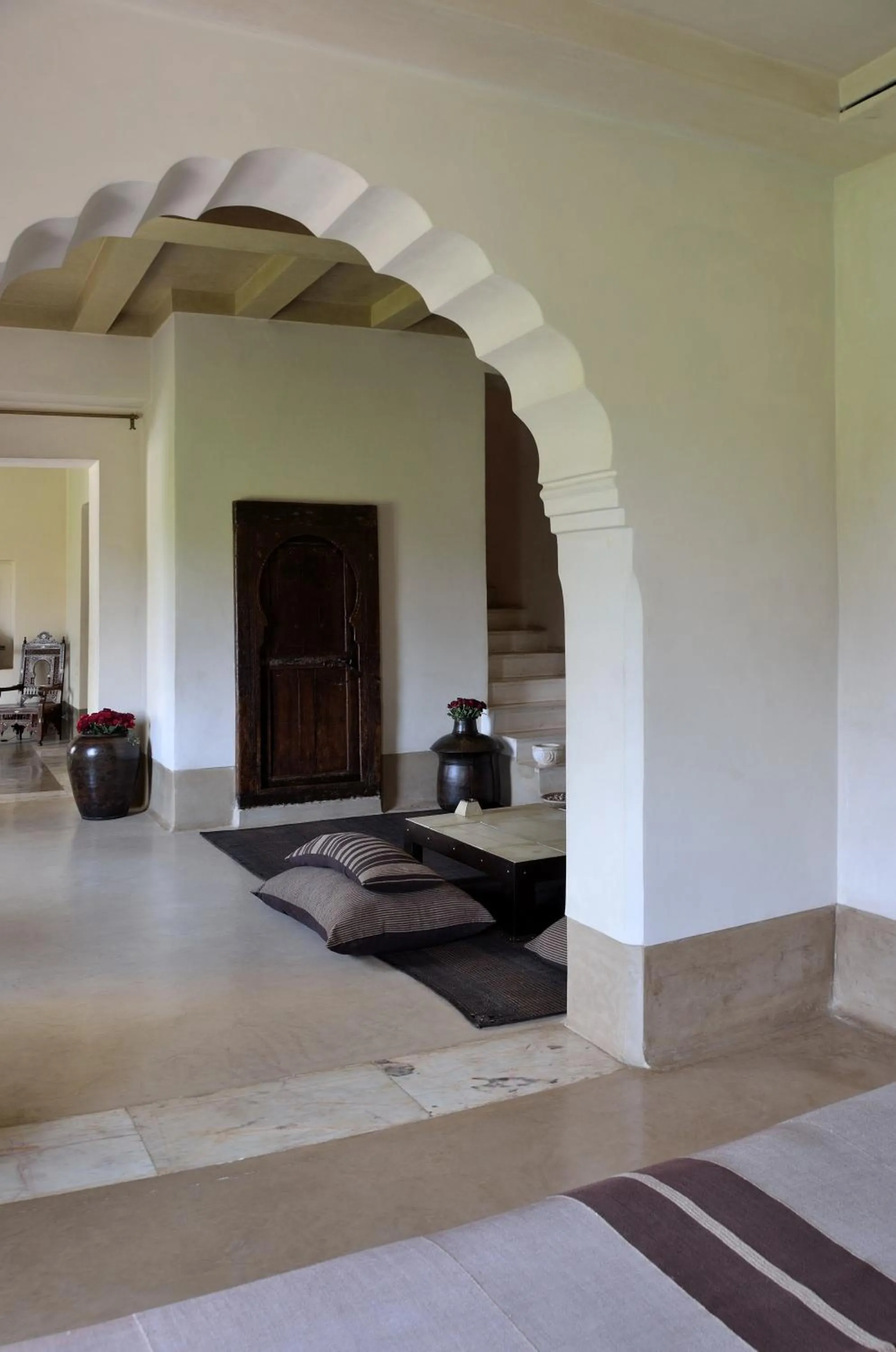 Living room in Ksar Char-Bagh Small Luxury Hotels