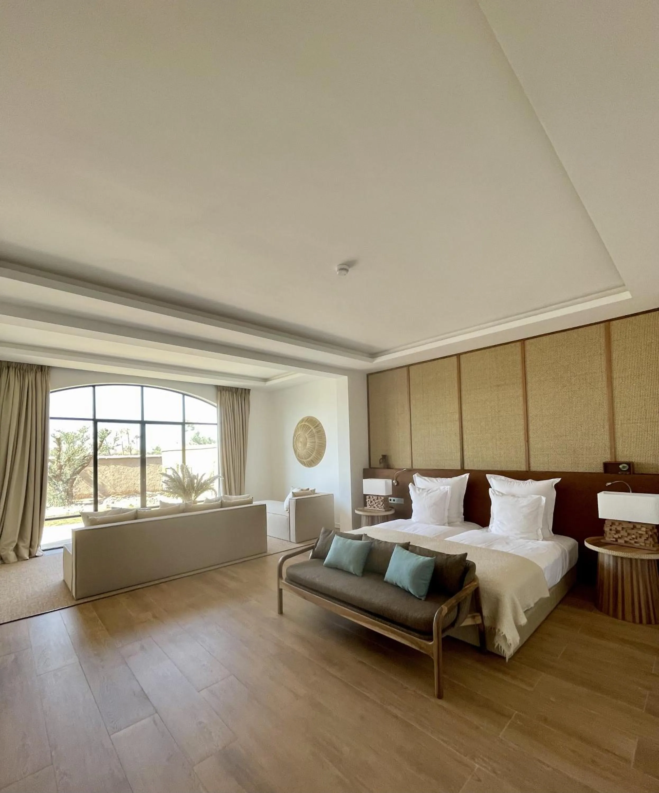 Bed in Ksar Char-Bagh Small Luxury Hotels