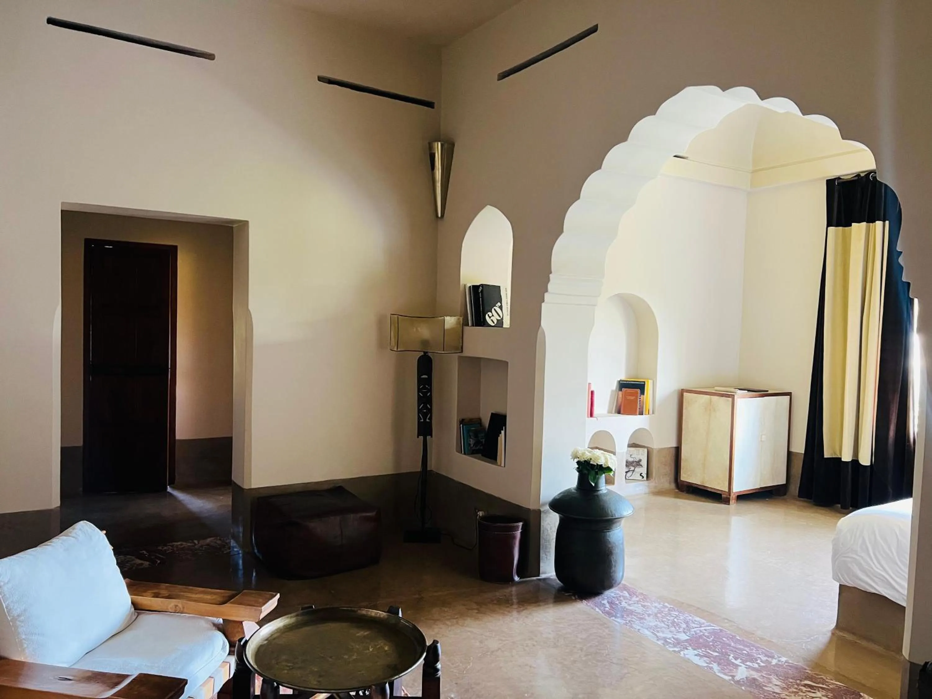 Living room in Ksar Char-Bagh Small Luxury Hotels
