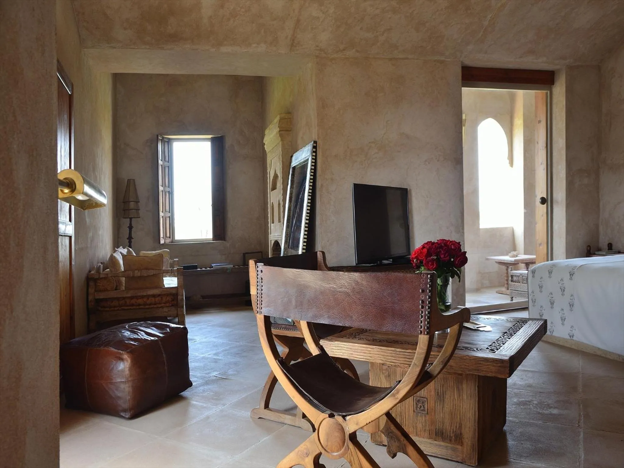 Living room in Ksar Char-Bagh Small Luxury Hotels
