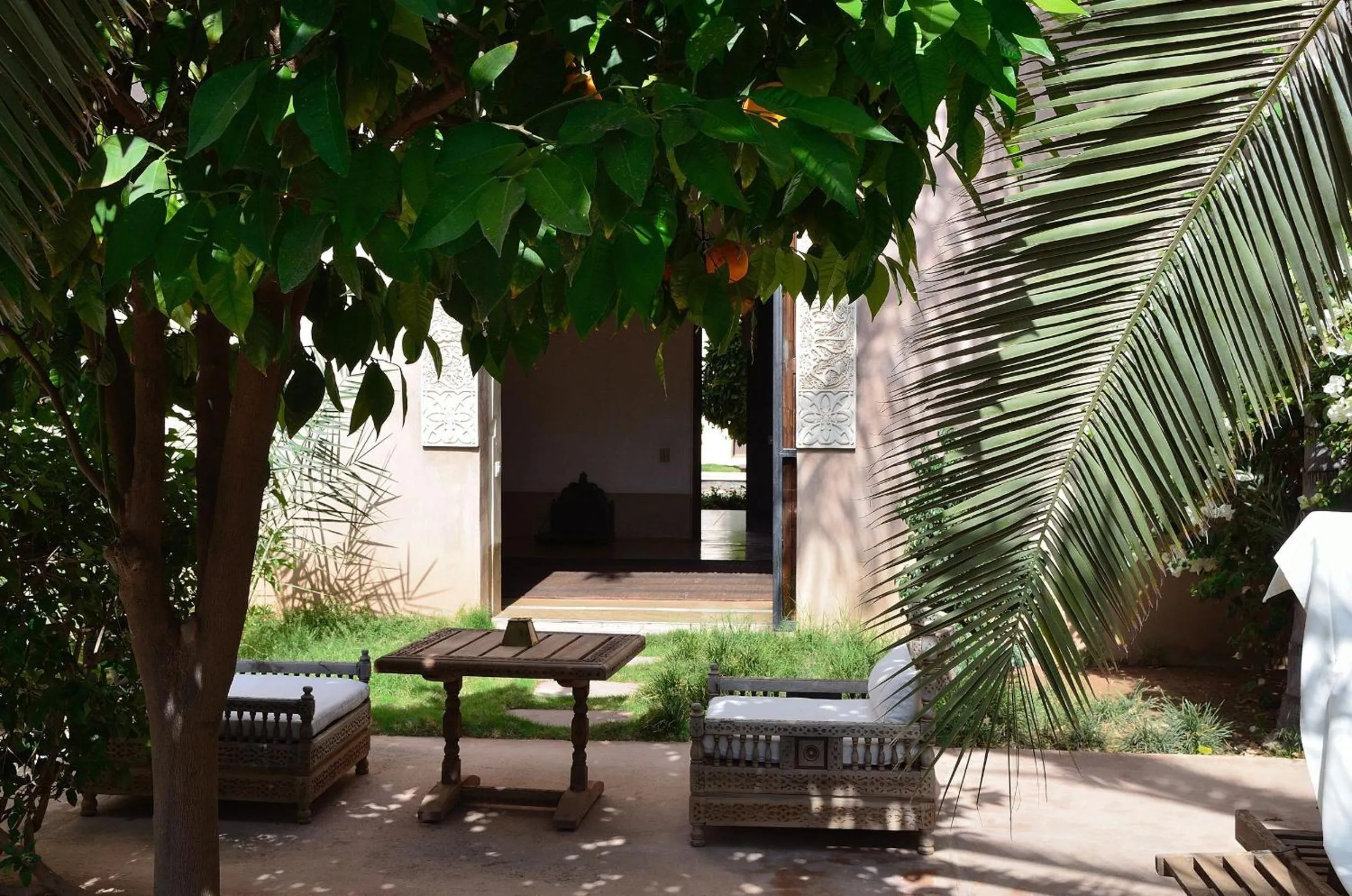 Garden in Ksar Char-Bagh Small Luxury Hotels