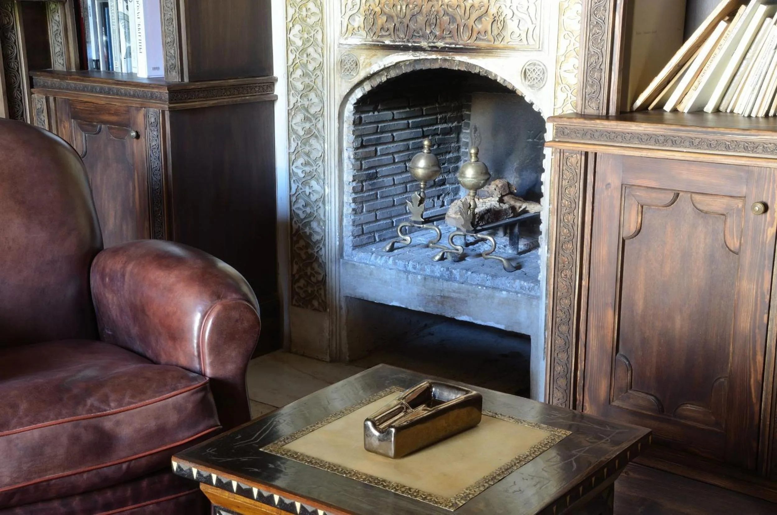 Seating area in Ksar Char-Bagh Small Luxury Hotels