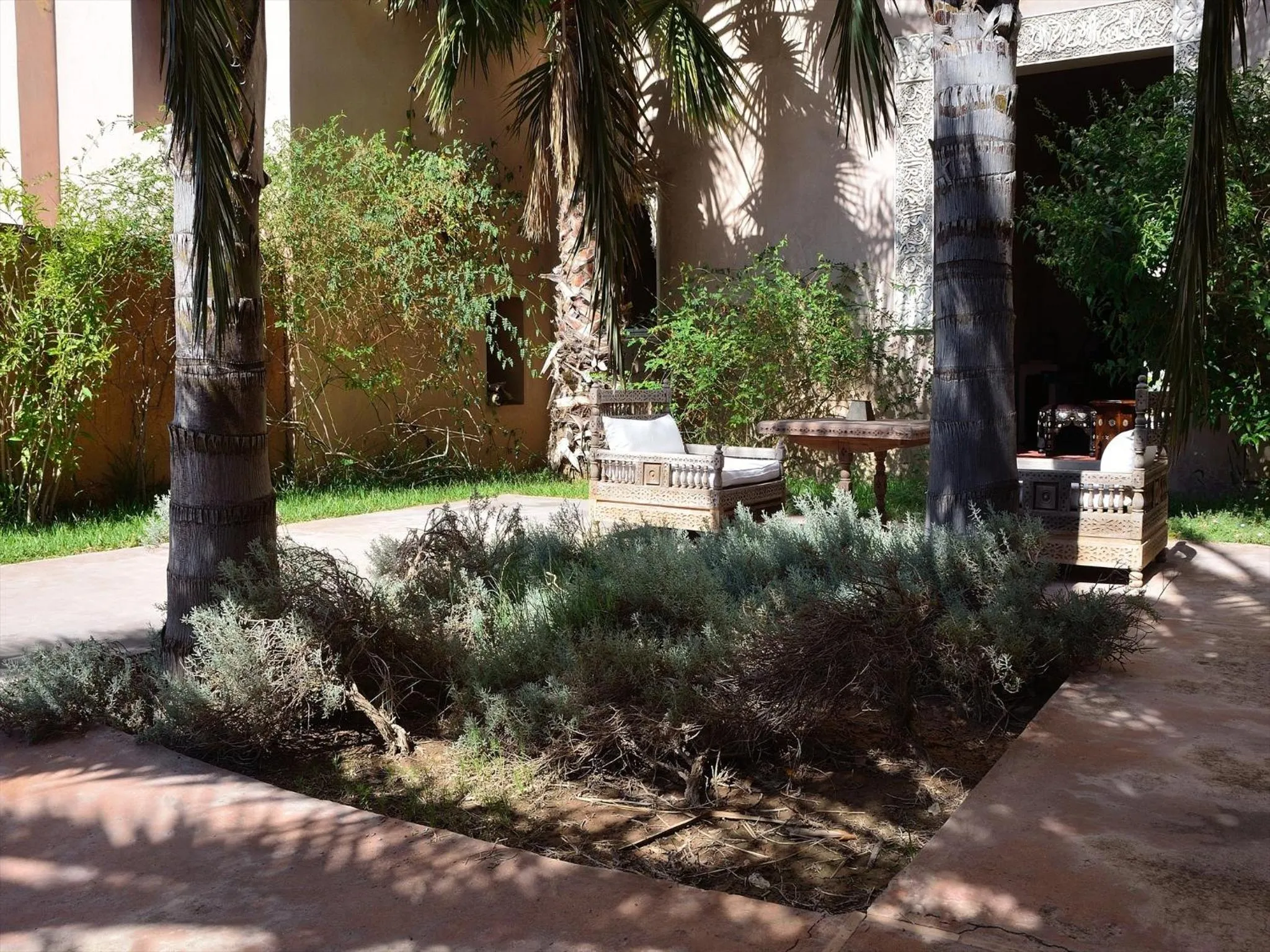 Garden in Ksar Char-Bagh Small Luxury Hotels