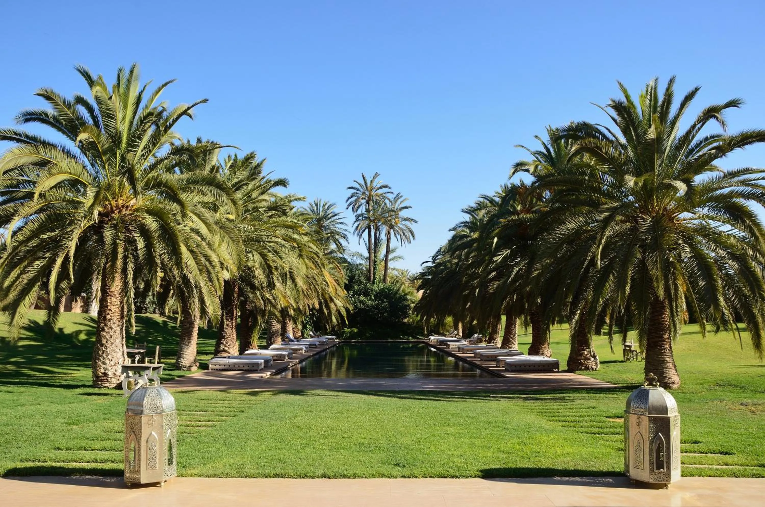 Garden in Ksar Char-Bagh Small Luxury Hotels
