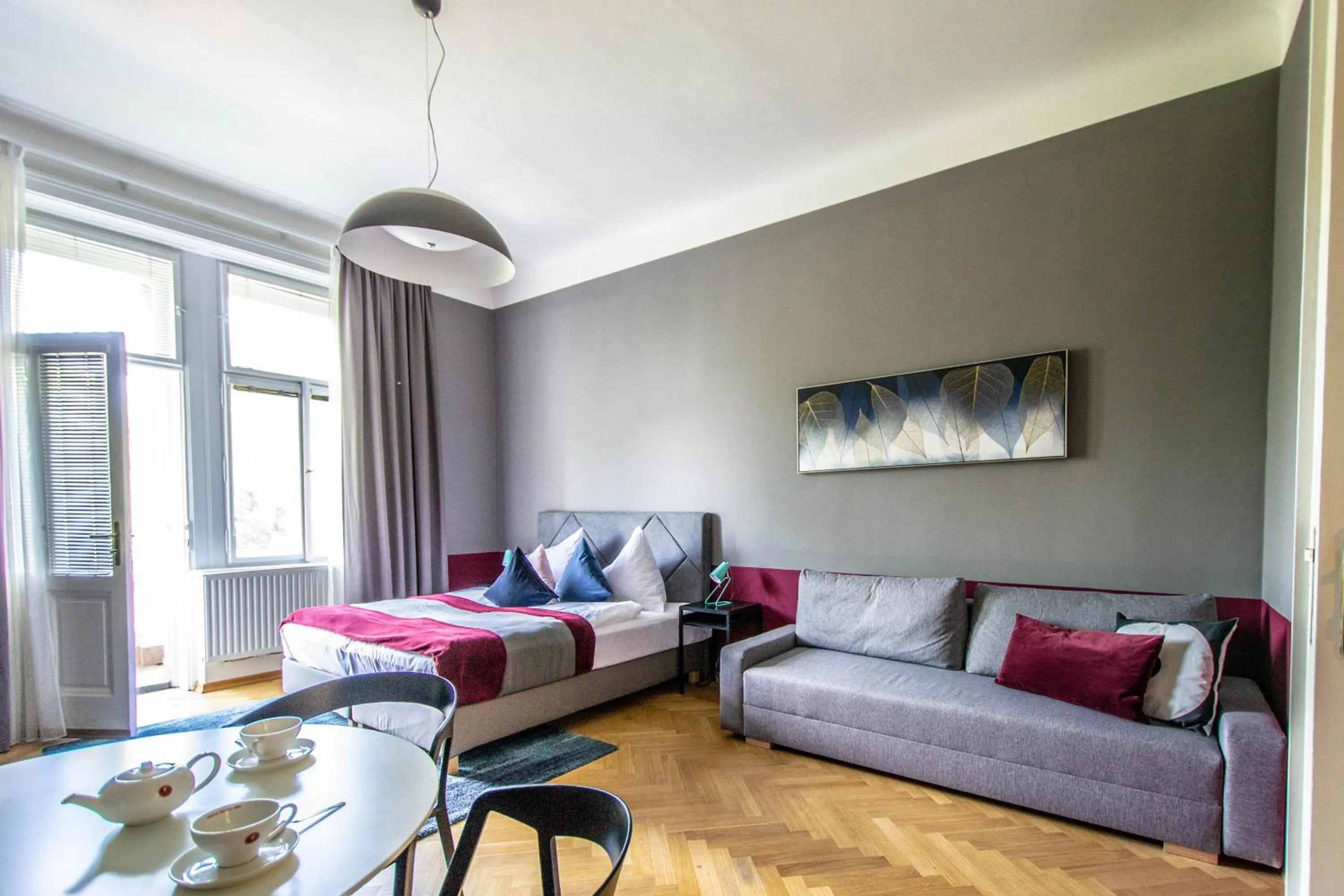 Living room in Garden Apartments