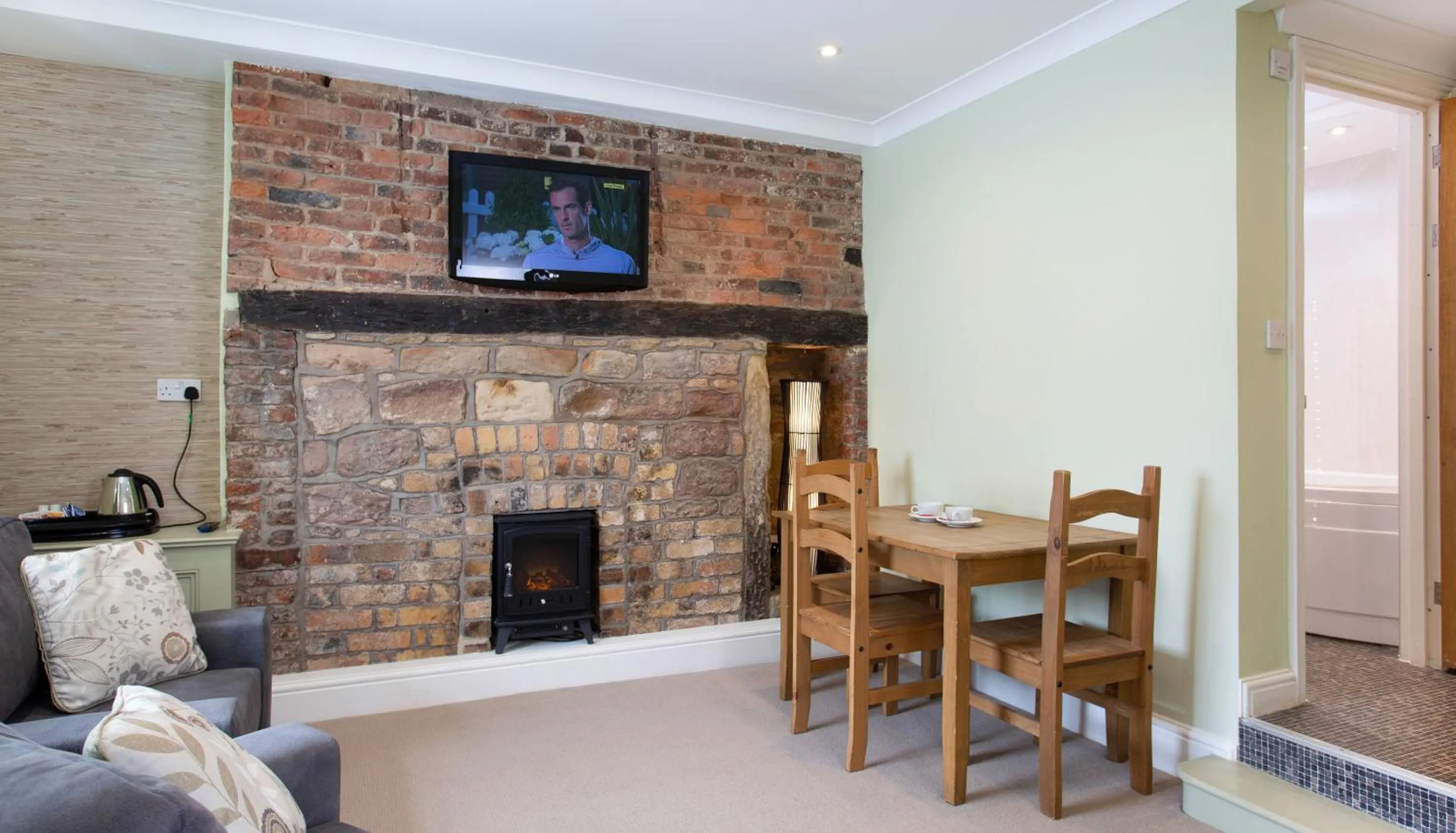 Bedroom in The Craster Arms Hotel in Beadnell