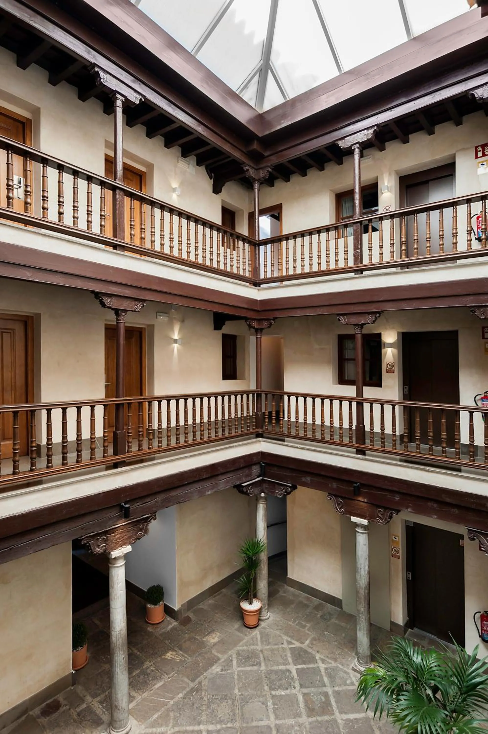 Patio in Hotel Mercader de Sedas by Maxi Hoteles