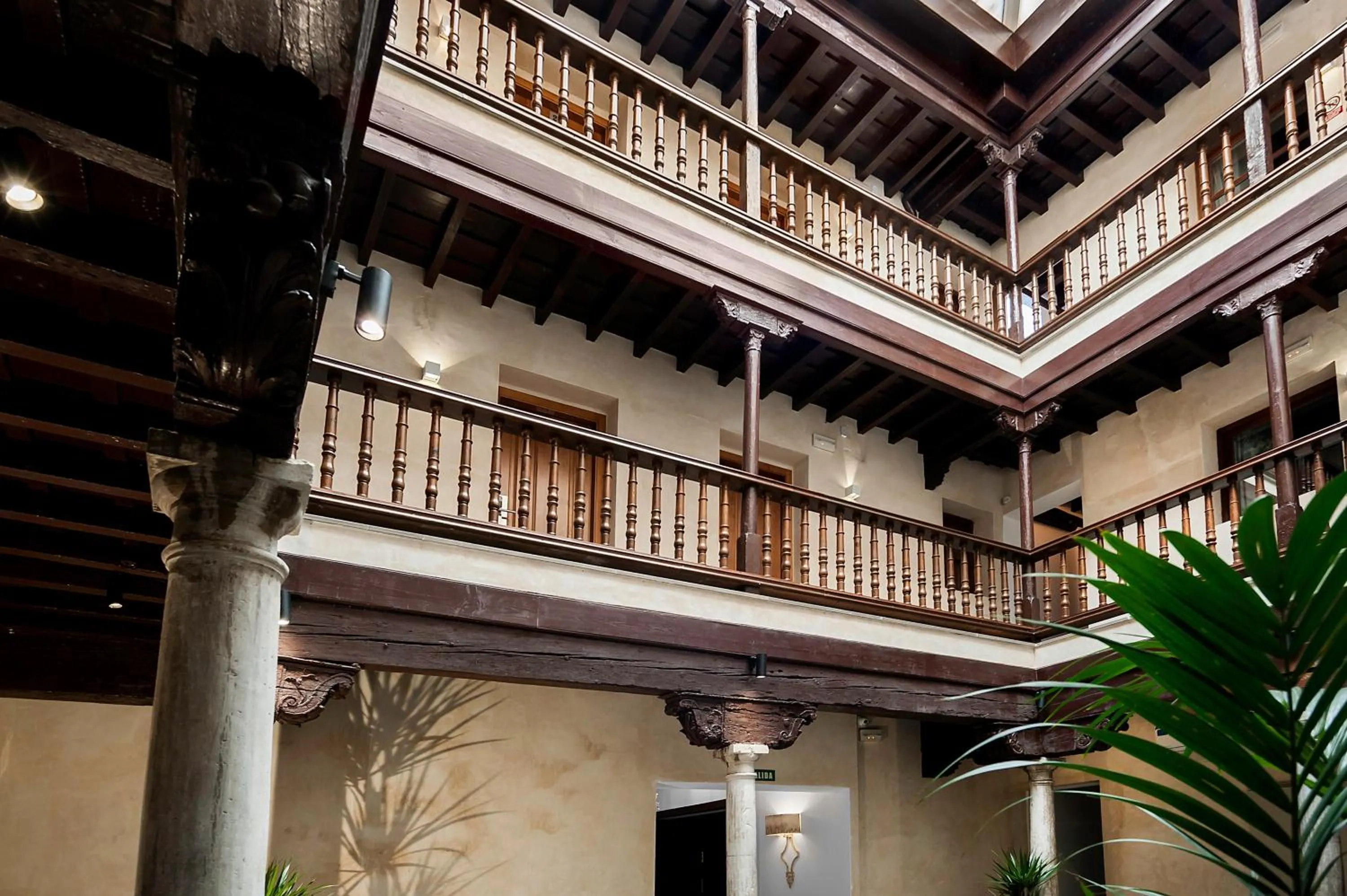 Patio in Hotel Mercader de Sedas by Maxi Hoteles