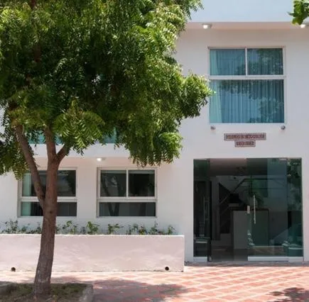 Facade/entrance in Hotel Golden House