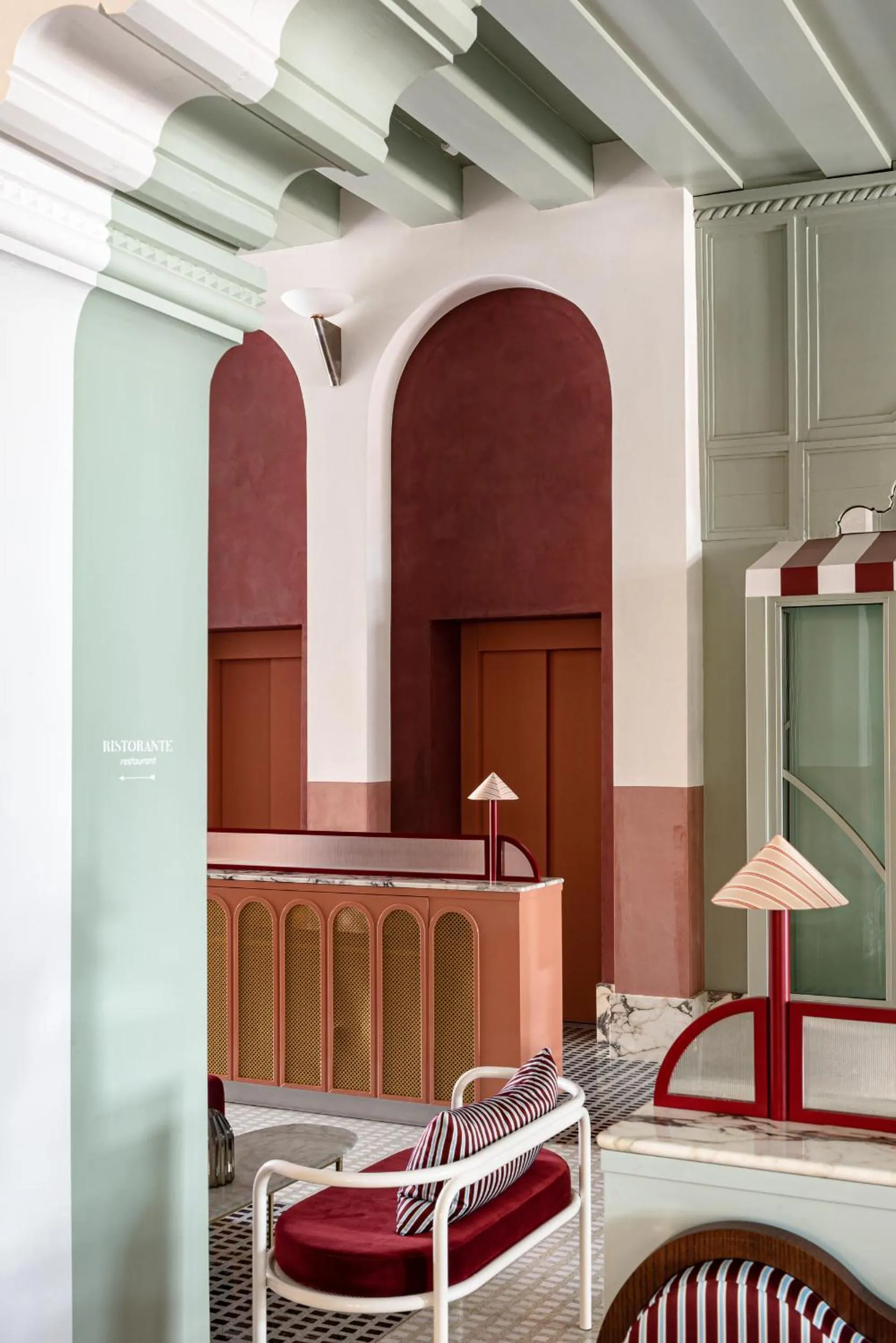 Lobby or reception in Il Palazzo Experimental