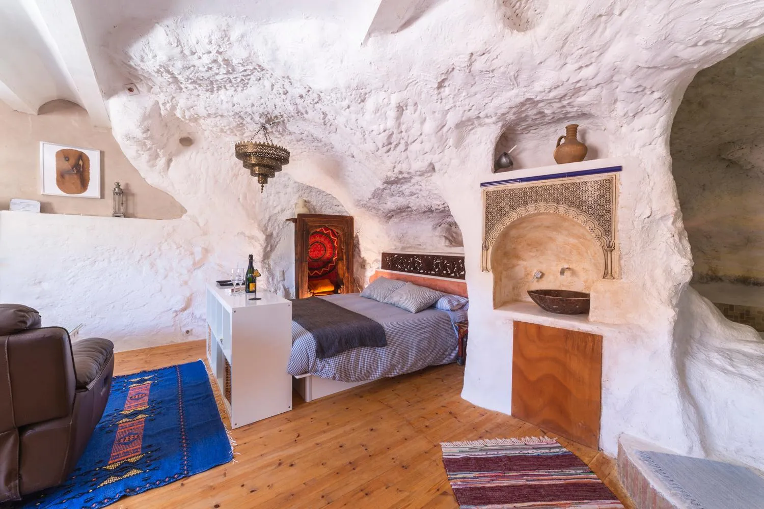 Bed in Al-Axara Home Spa