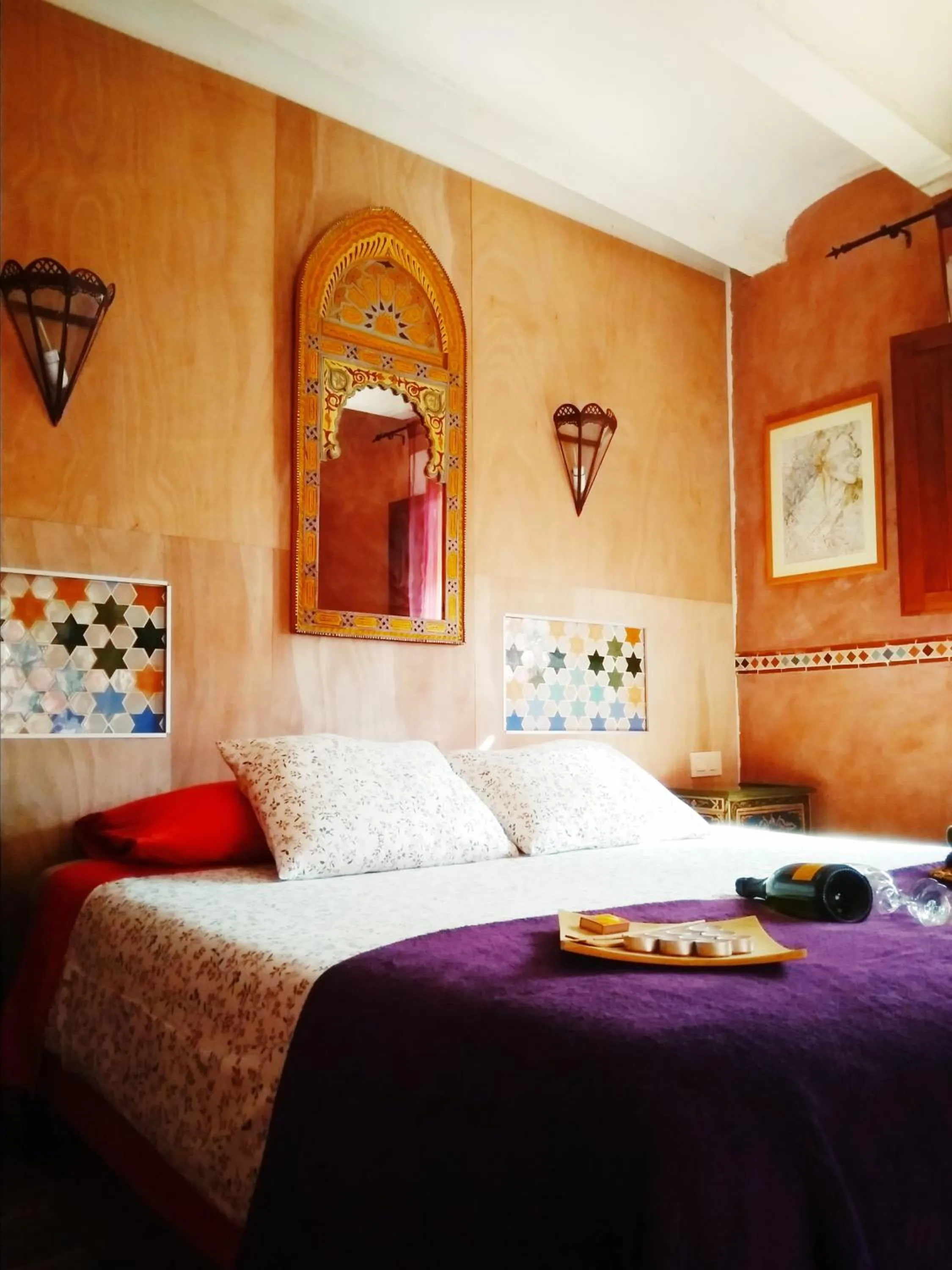 Bed in Al-Axara Home Spa