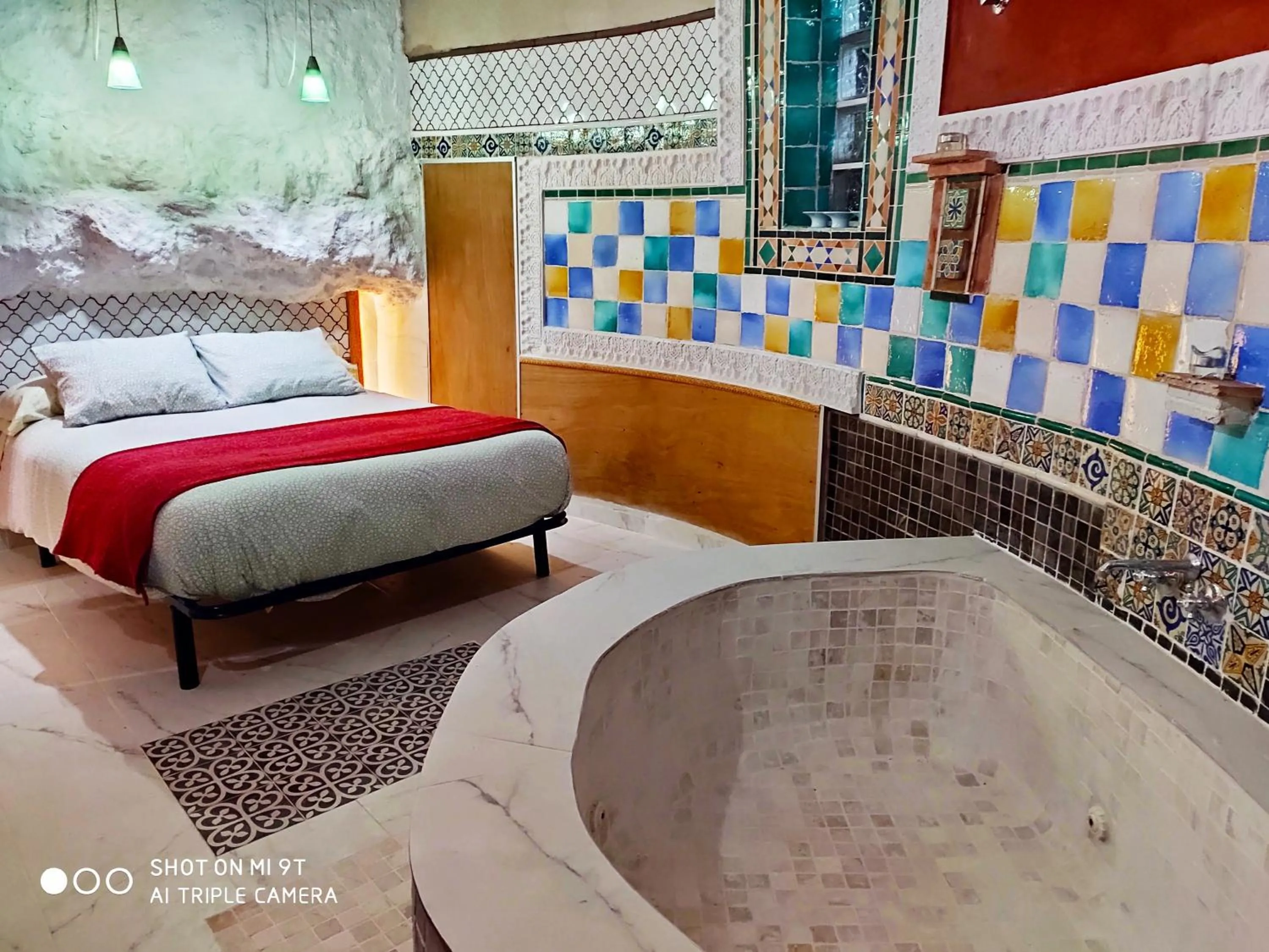 Bed in Al-Axara Home Spa