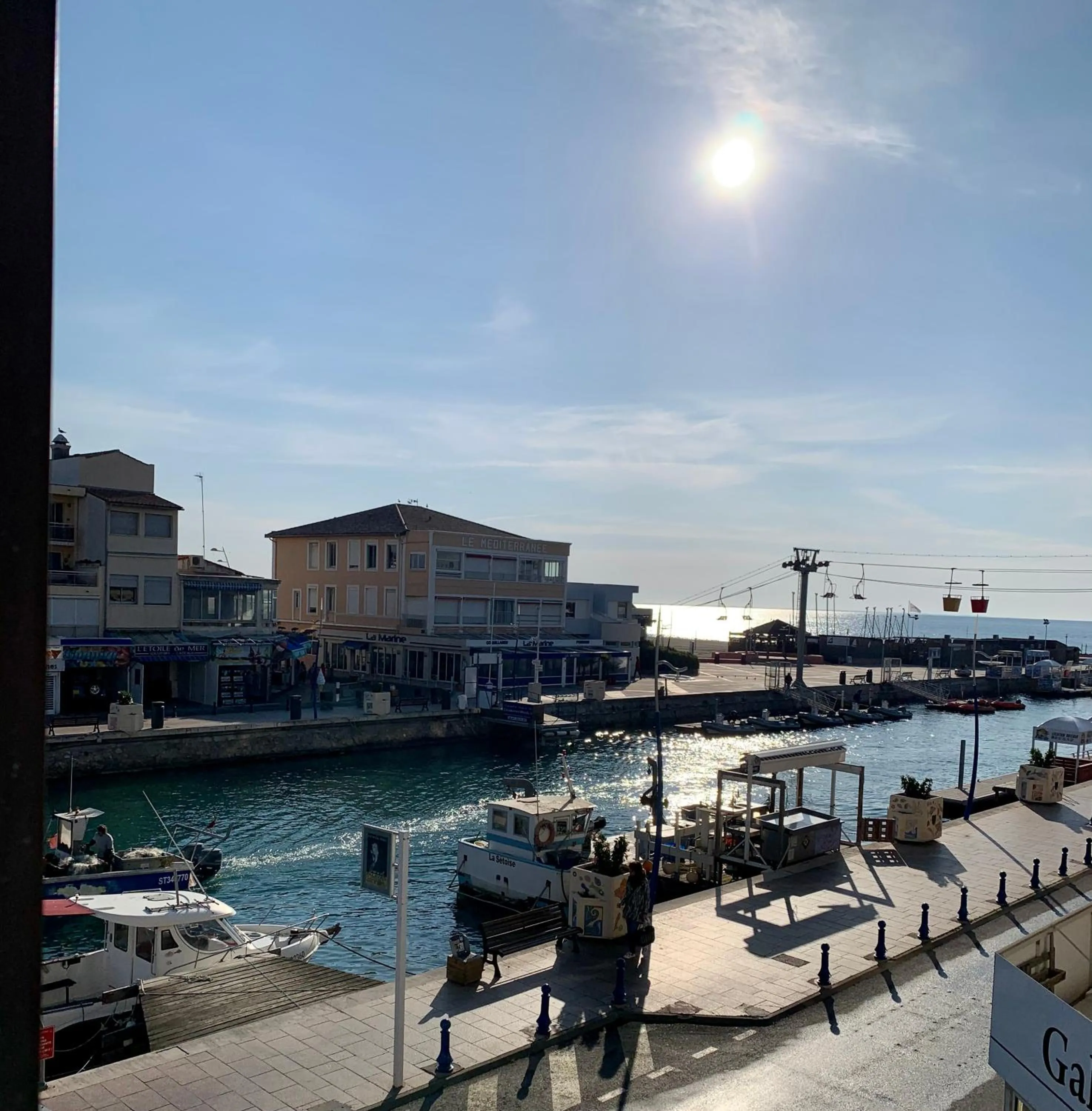 Sea view in Hotel Le Petit Baigneur Palavas Plage