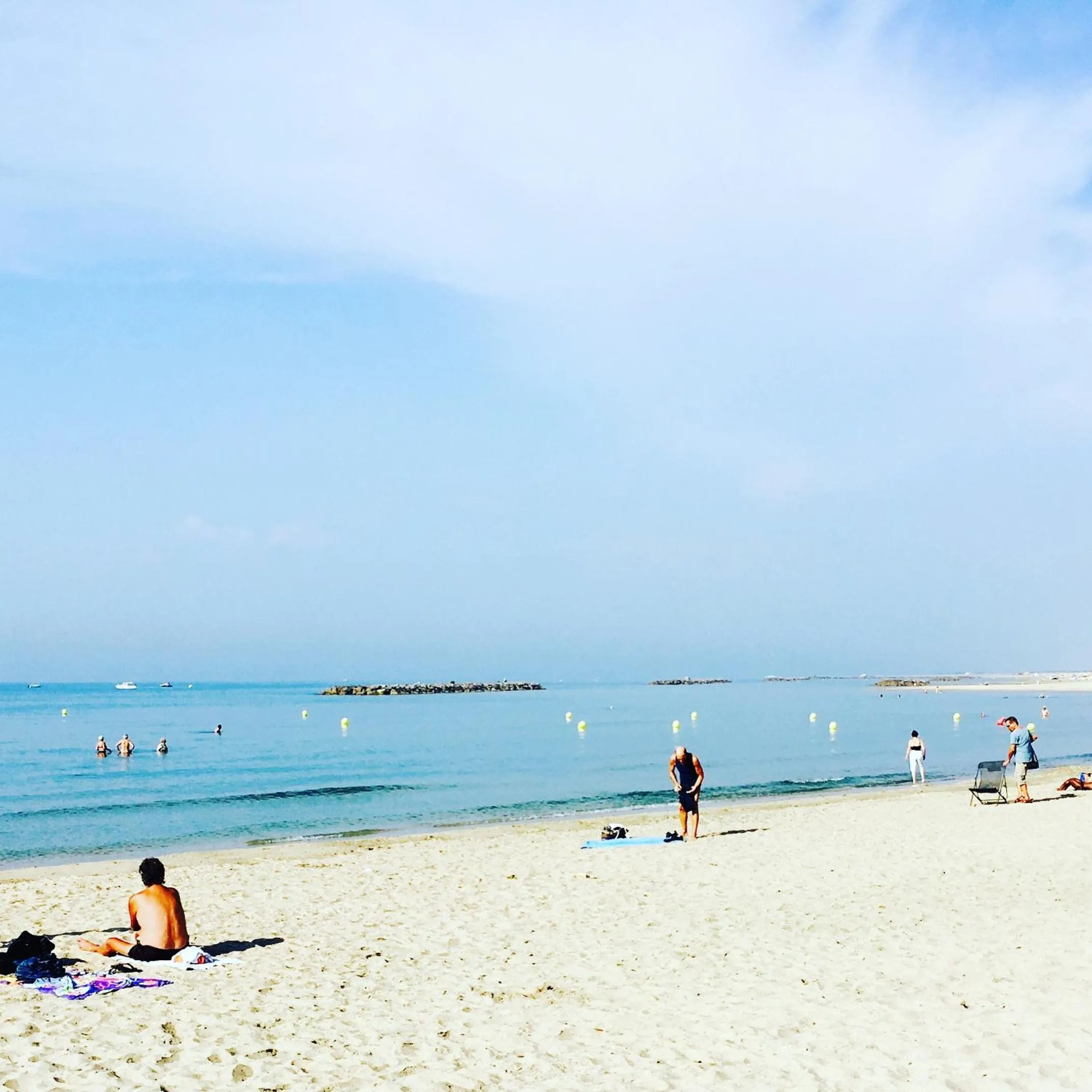 Beach in Hotel Le Petit Baigneur Palavas Plage