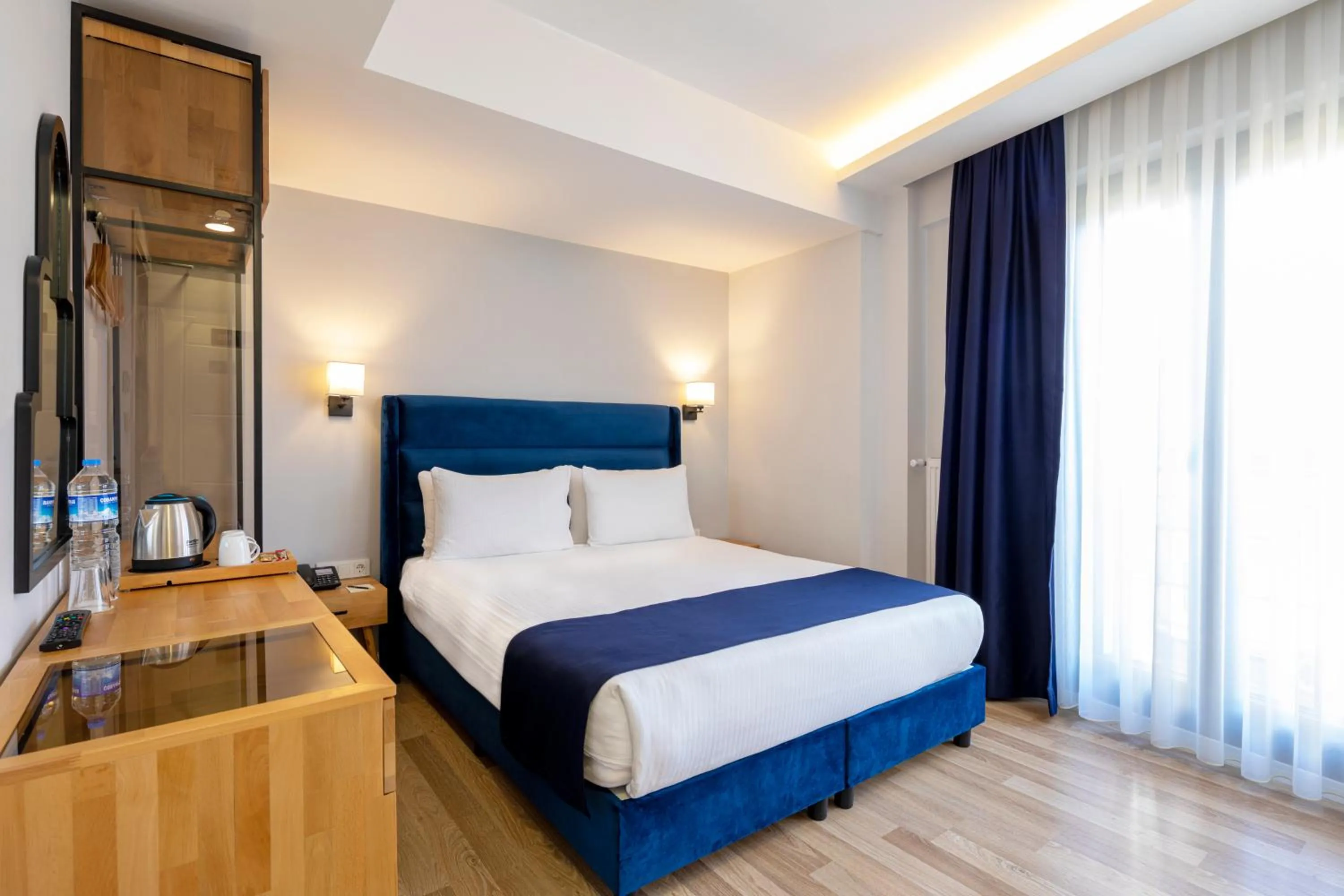 Bed in DORUK PALAS HOTEL