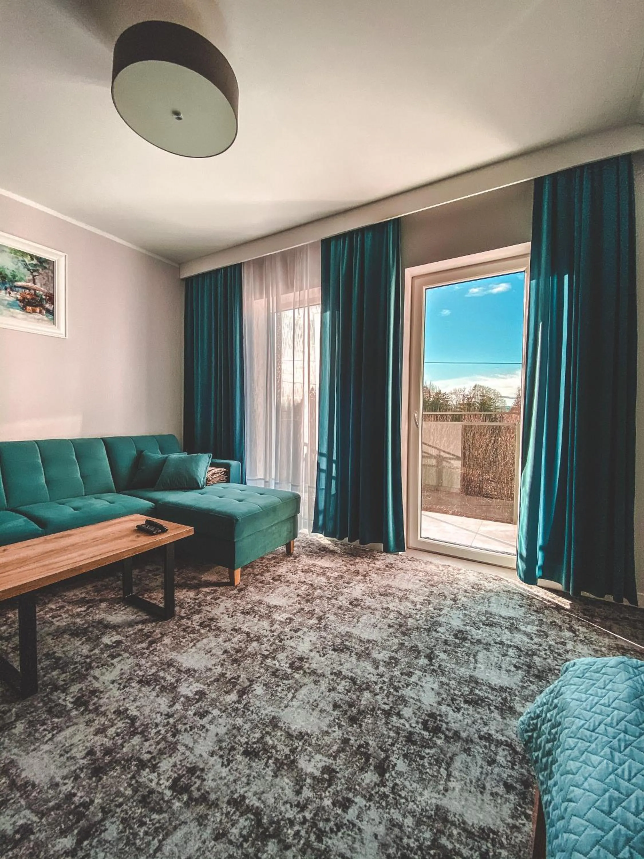 Seating area in La Park Aparthotel