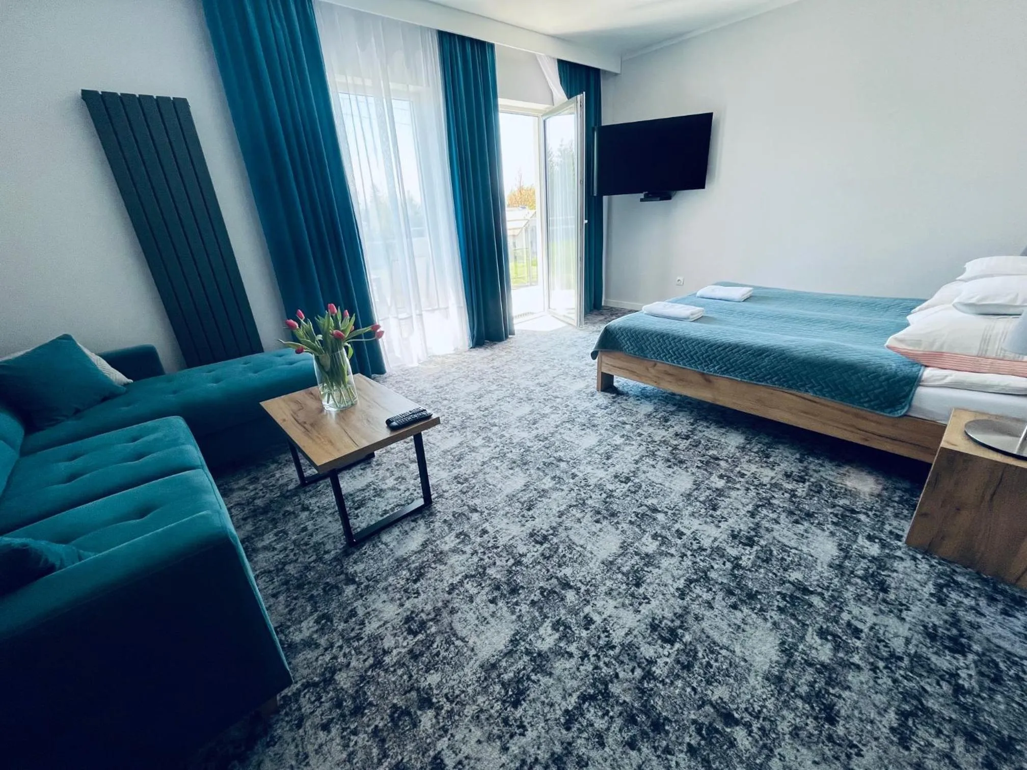 Bed in La Park Aparthotel