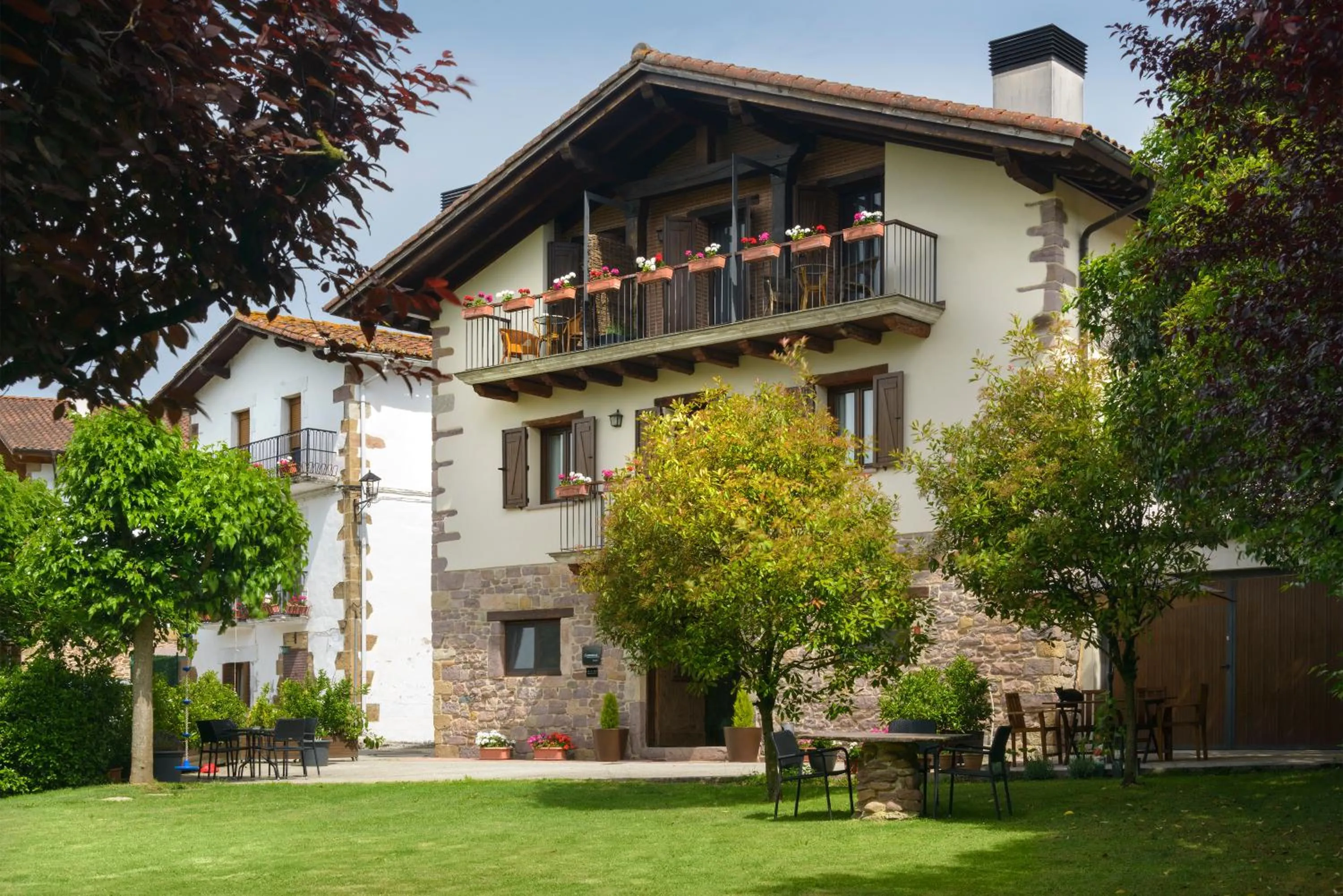 Property building in Hotel Rural Iribarnia