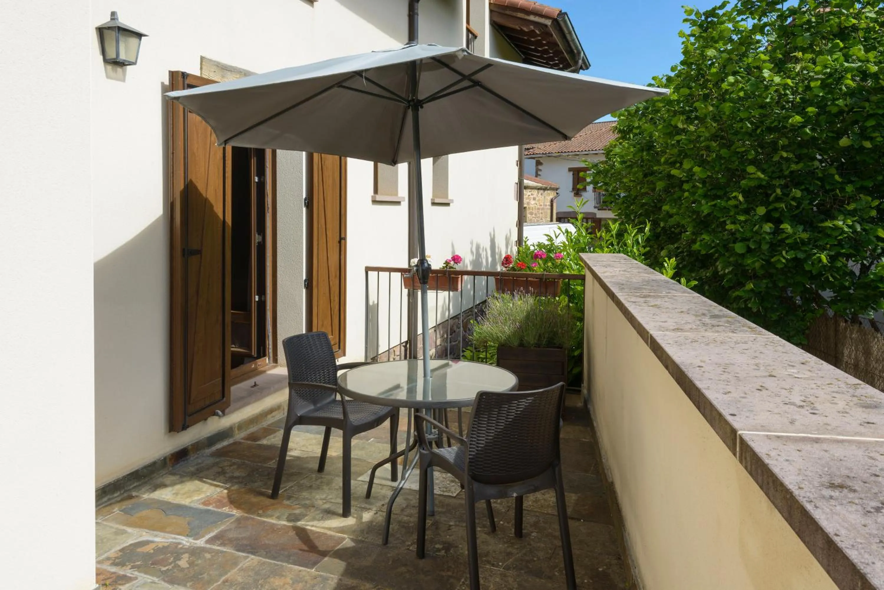 Balcony/Terrace in Hotel Rural Iribarnia