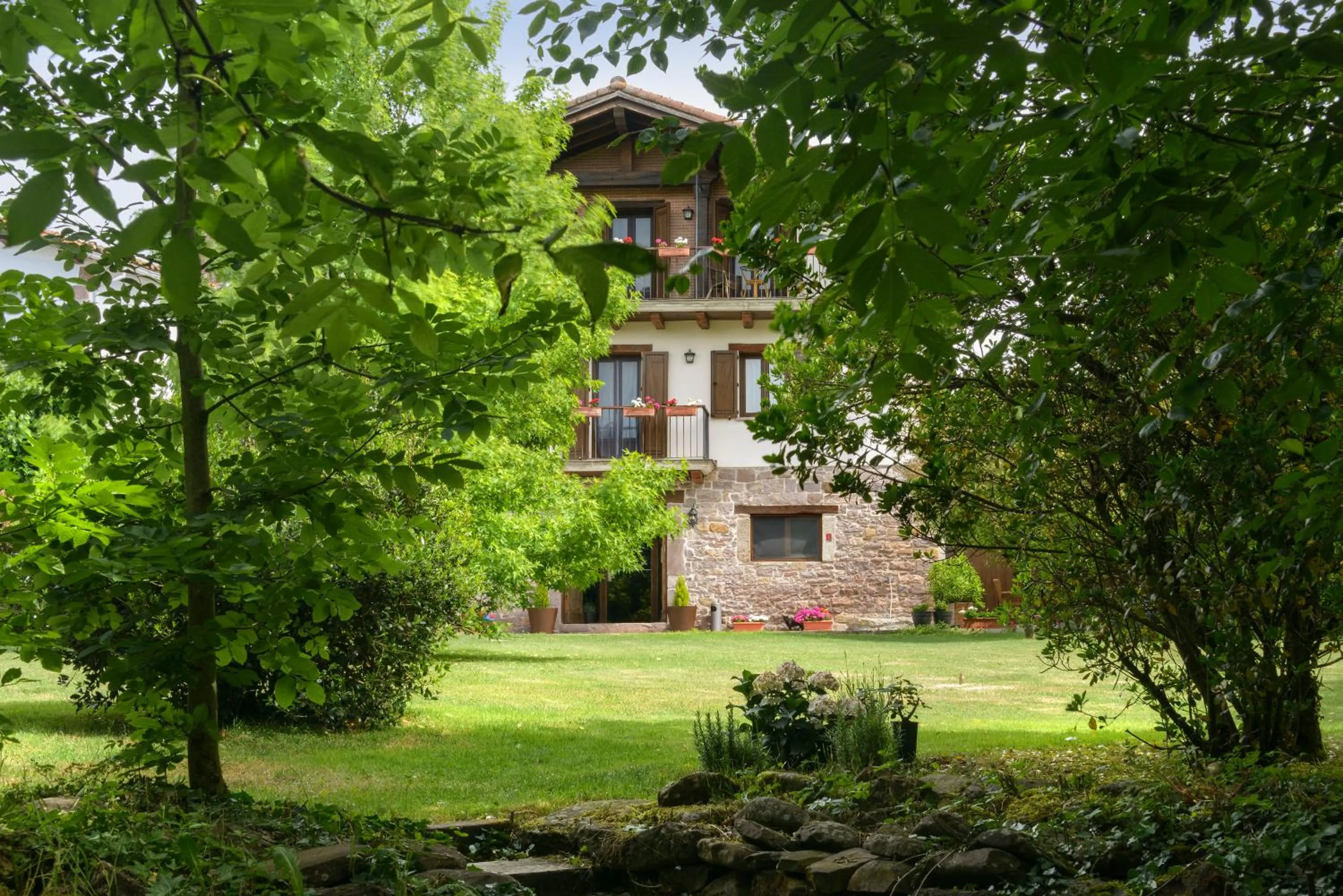 Property building in Hotel Rural Iribarnia