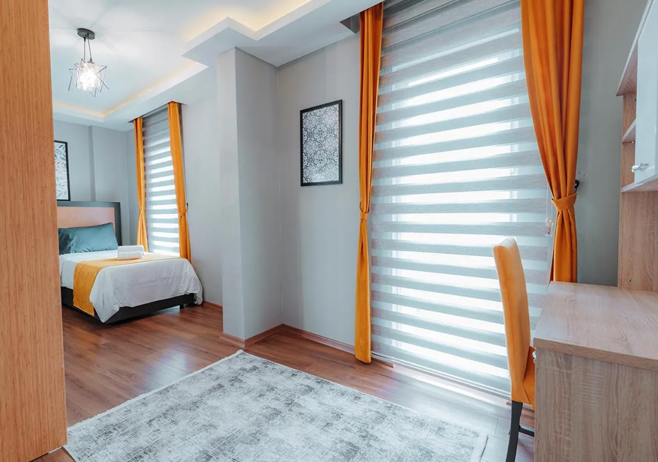 Bedroom, Bed in Umut Apartments