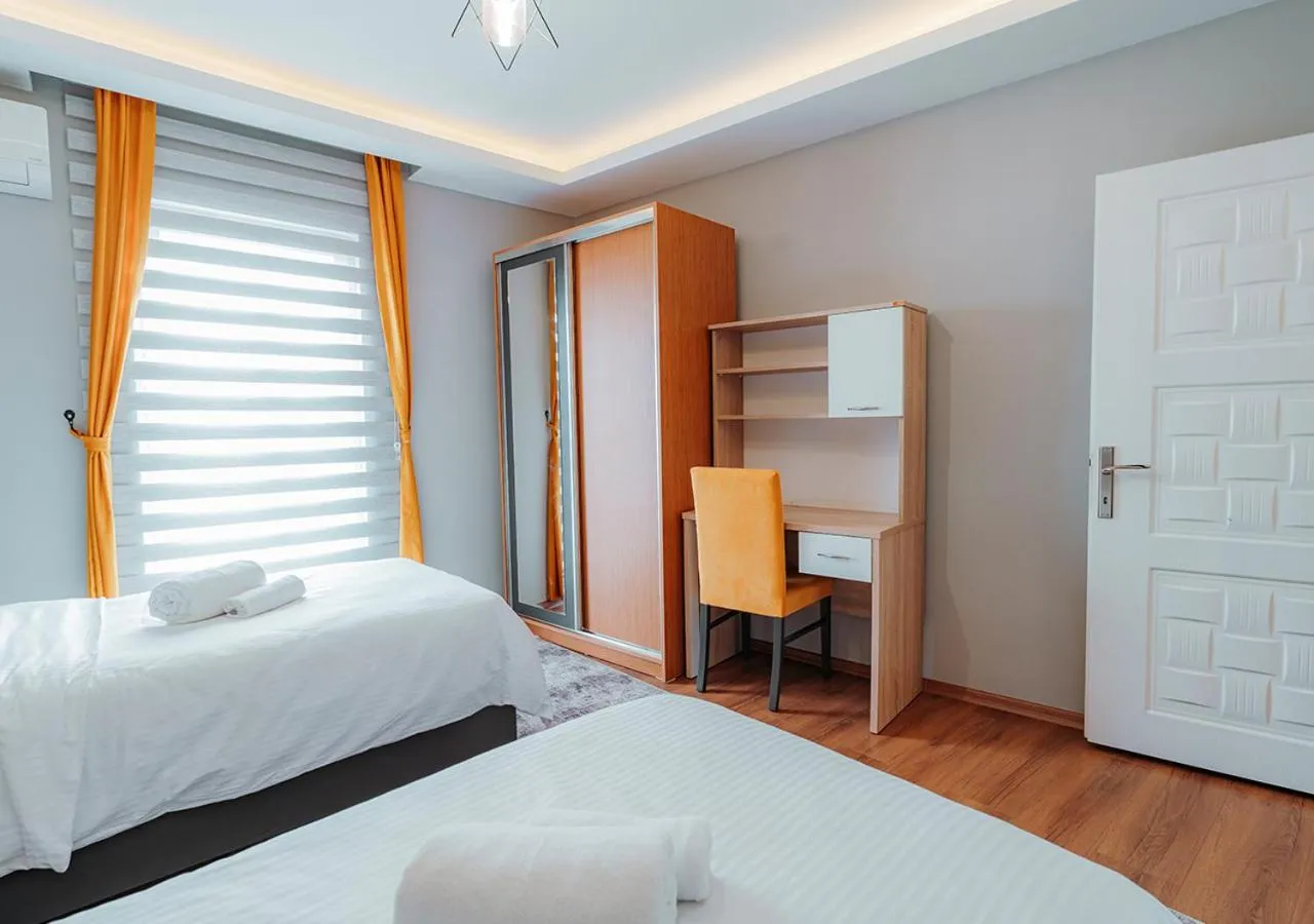 Bedroom, Bed in Umut Apartments