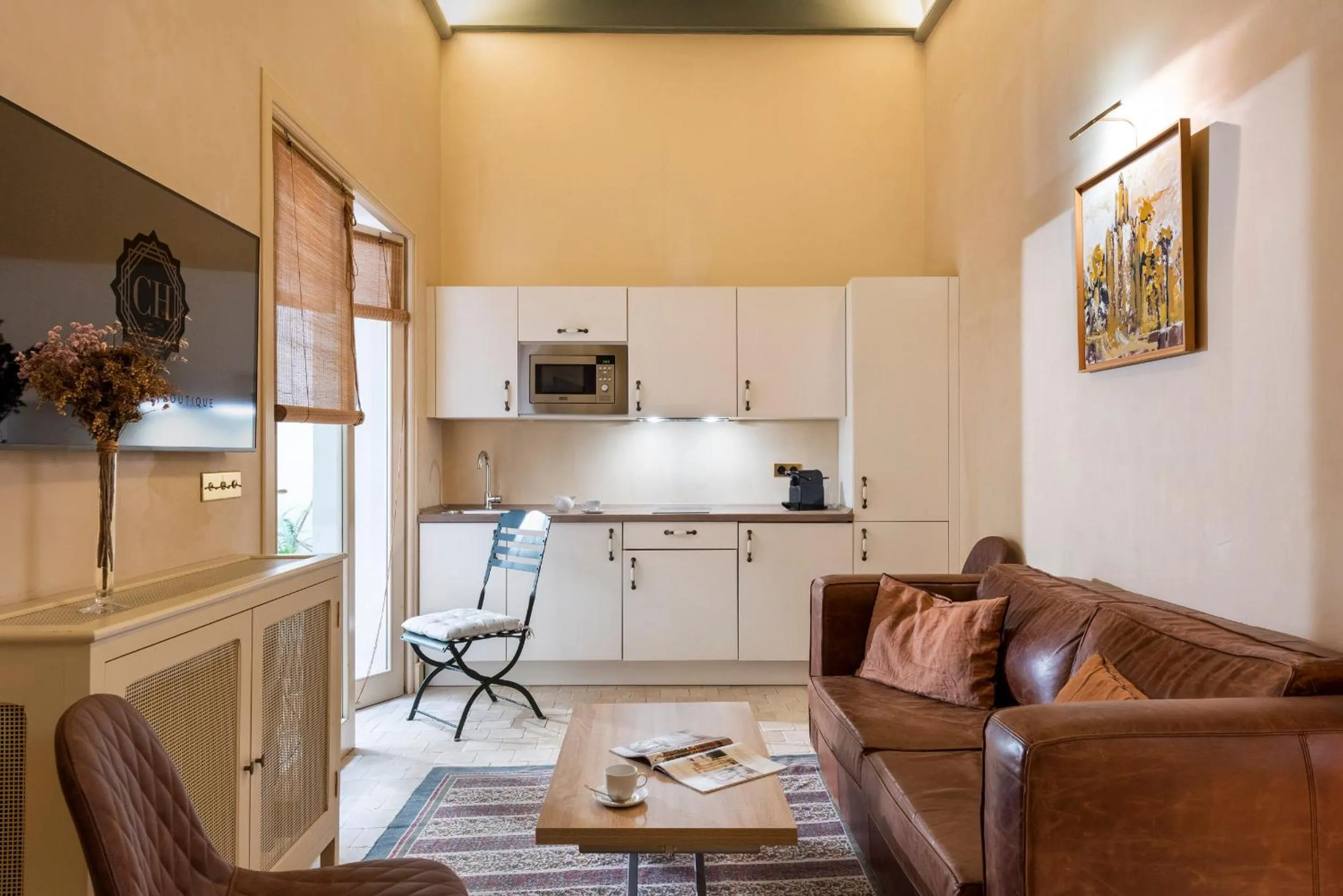 Kitchen or kitchenette in CH Apartments Boutique