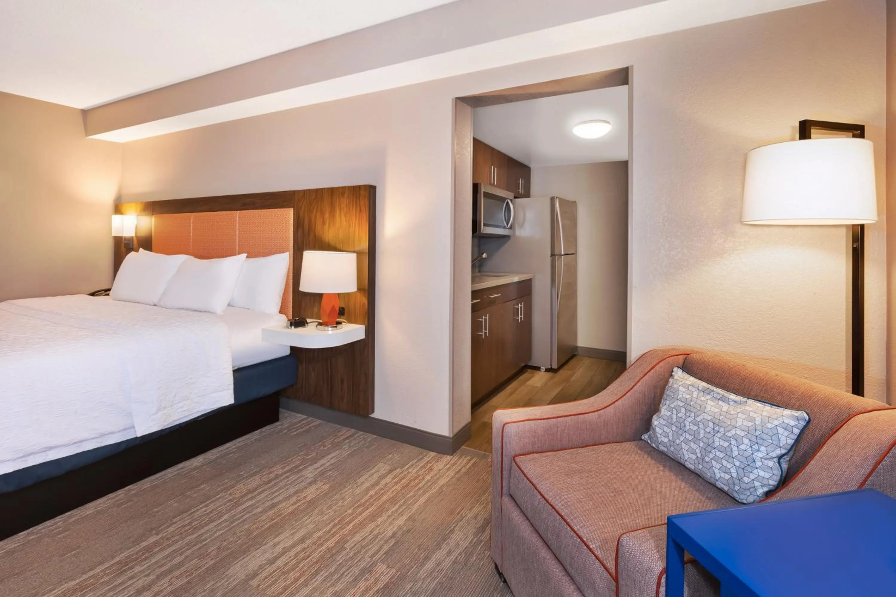 Bed in Hampton Inn Princeton