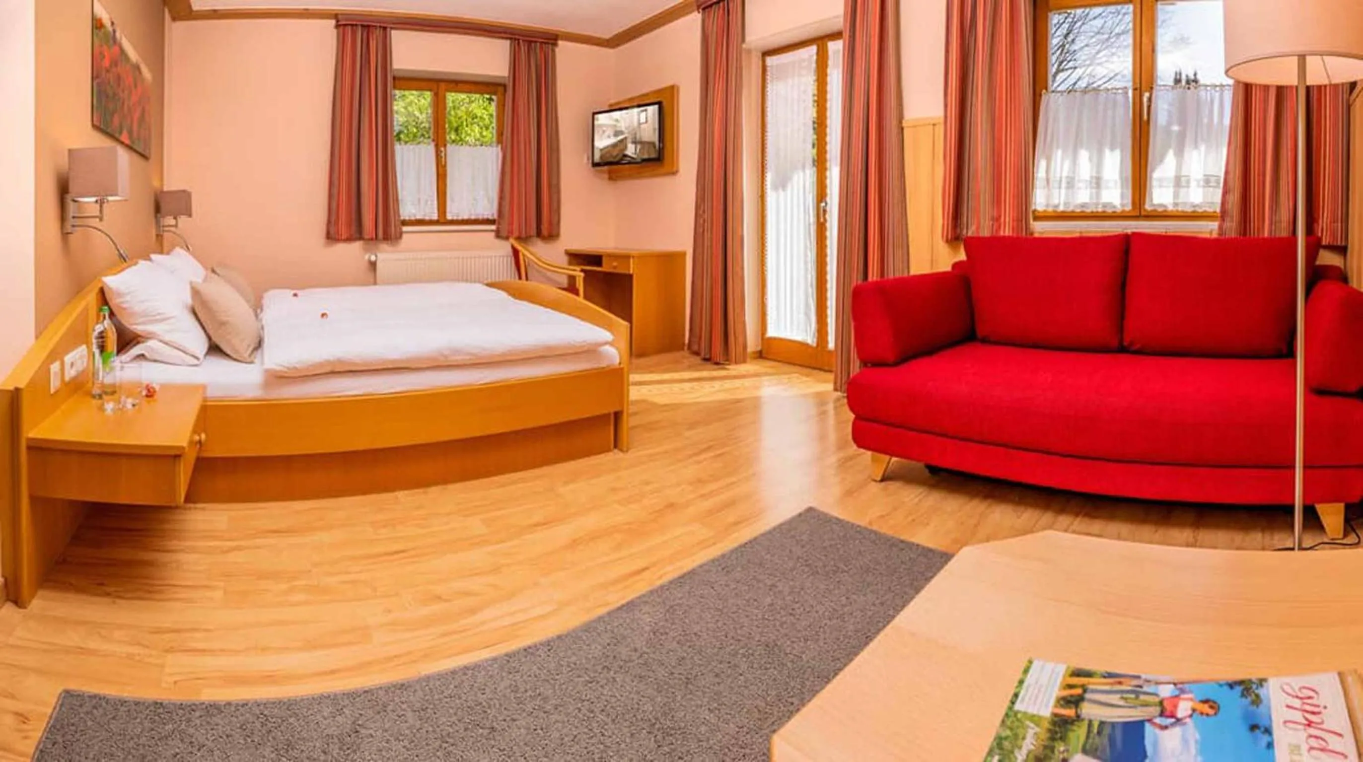 Bedroom, Bed in Pension Silberbauer